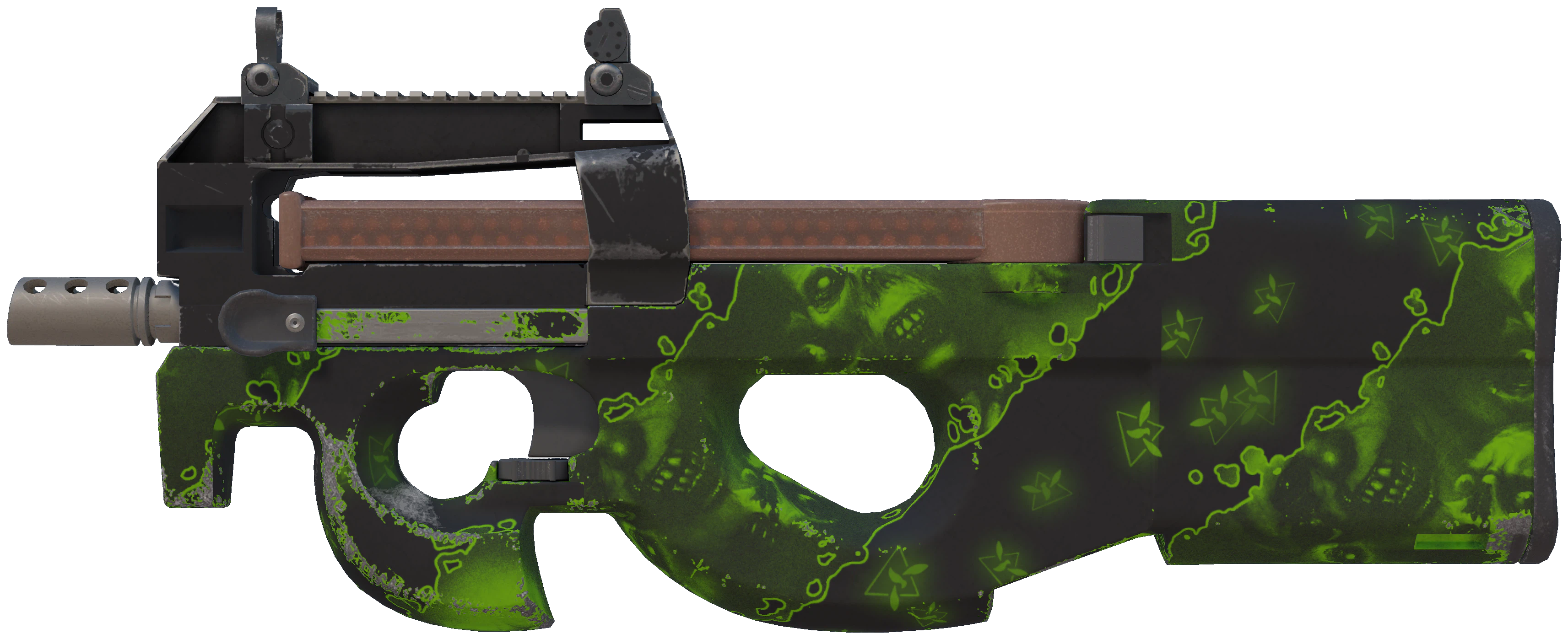 P90 | Virus representative Minimal Wear wear preview