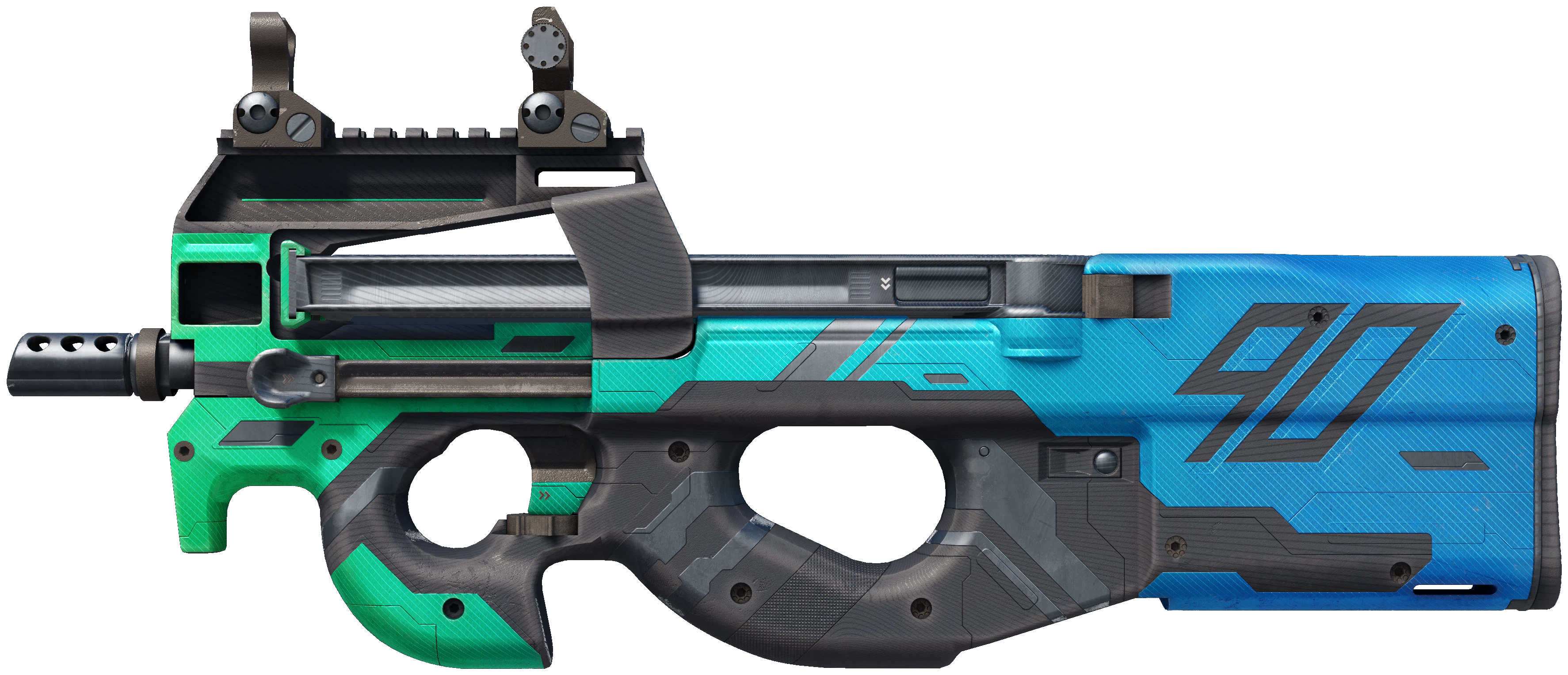 P90 | Wave Breaker CS2 skin — open high-resolution image