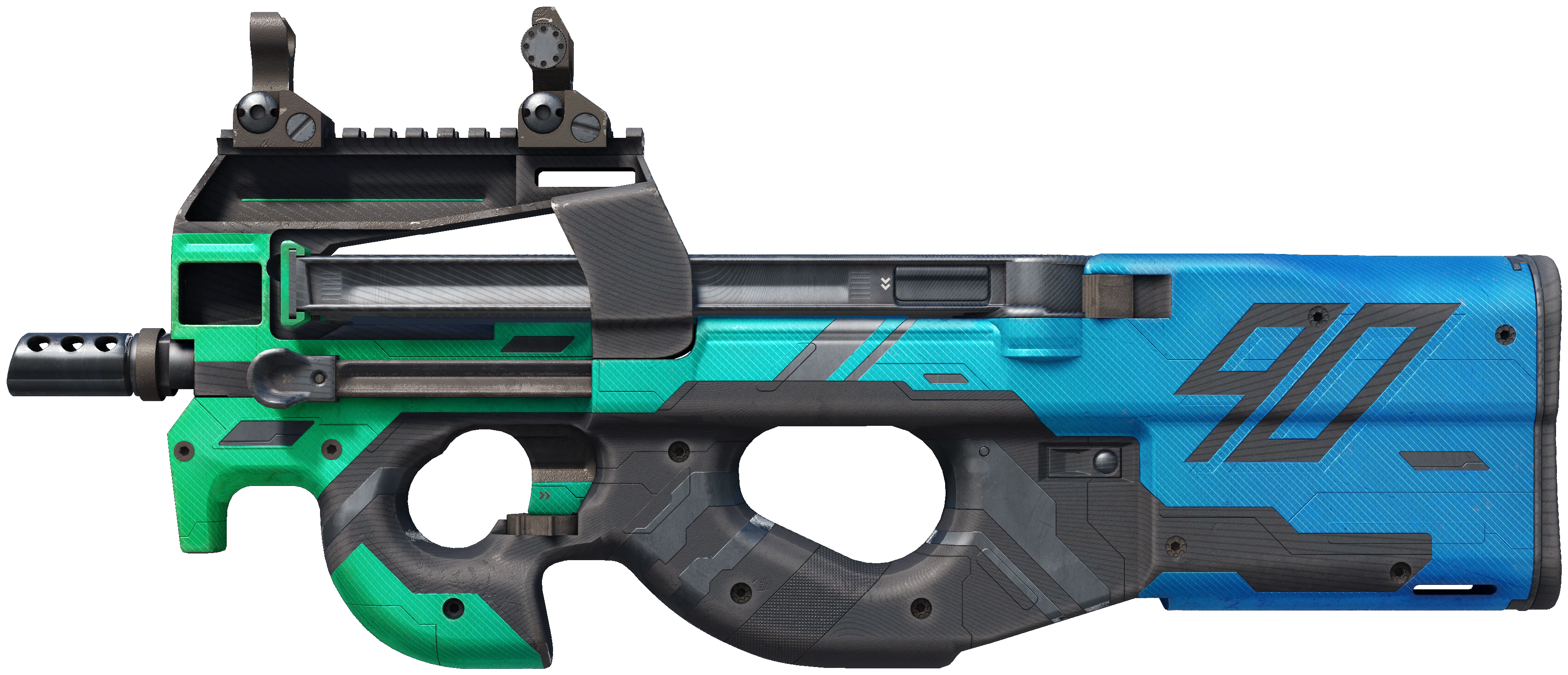P90 | Wave Breaker representative Minimal Wear wear preview
