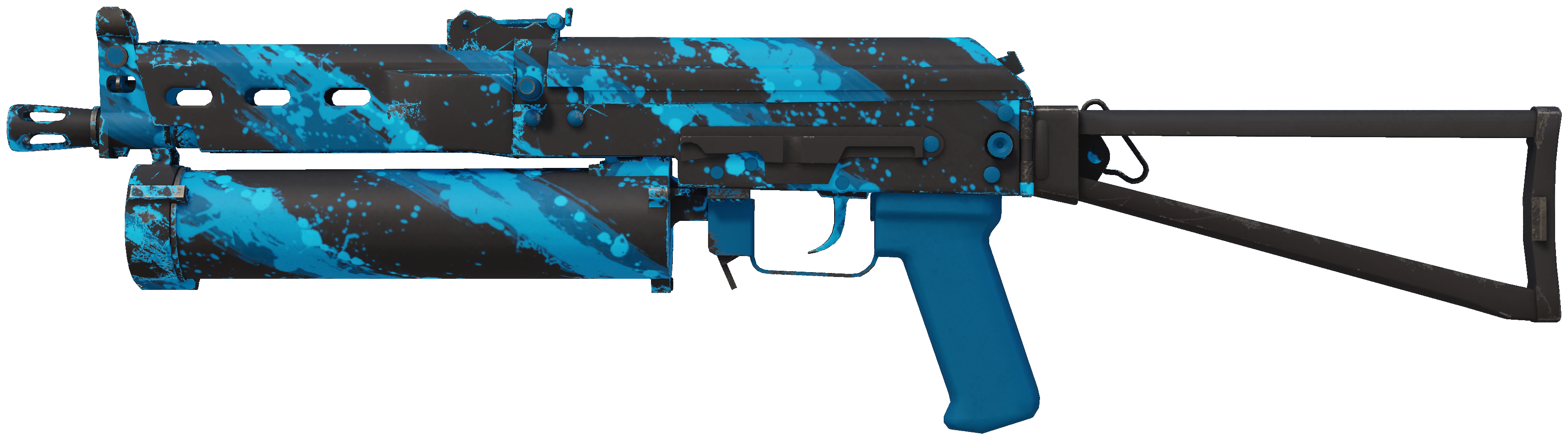 PP-Bizon | Blue Streak CS2 skin — open high-resolution image