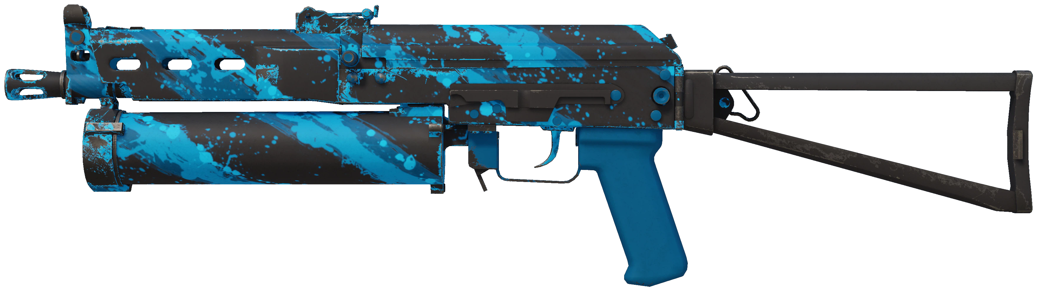 PP-Bizon | Blue Streak representative Minimal Wear wear preview