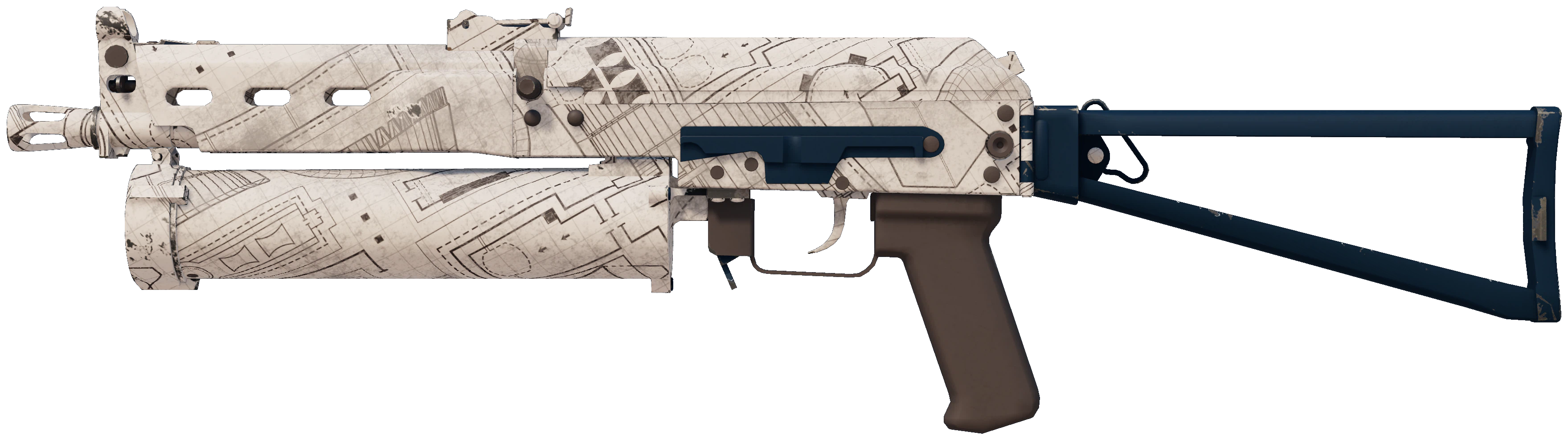 PP-Bizon | Facility Sketch CS2 skin — open high-resolution image
