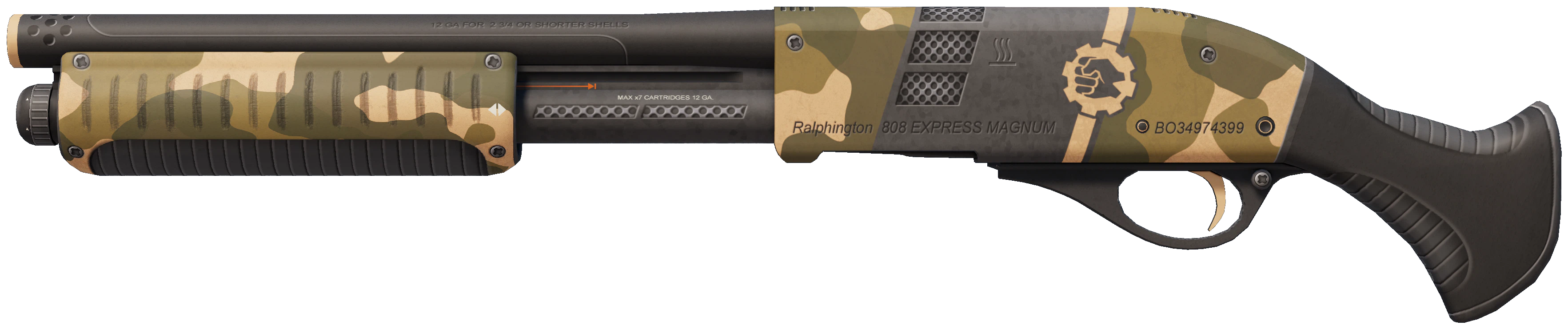 Sawed-Off | Black Sand CS2 skin — open high-resolution image