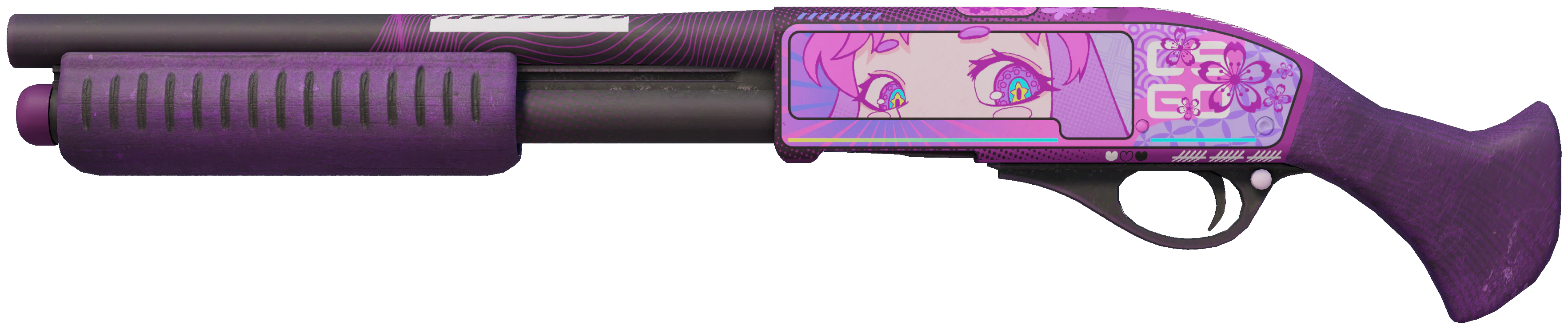 Sawed-Off | Kiss♥Love CS2 skin — open high-resolution image
