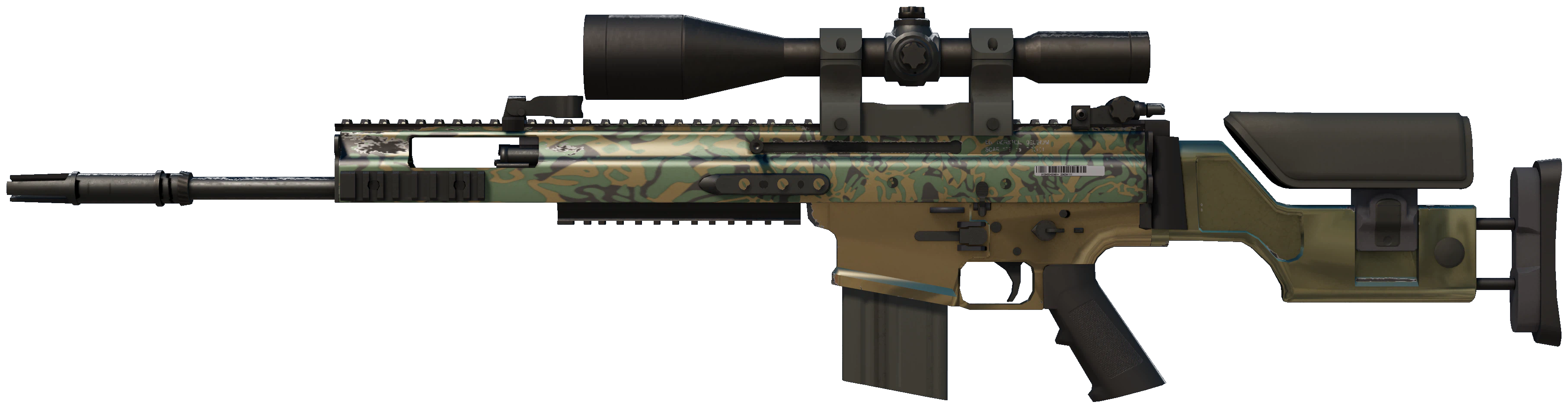 SCAR-20 | Army Sheen CS2 skin — open high-resolution image