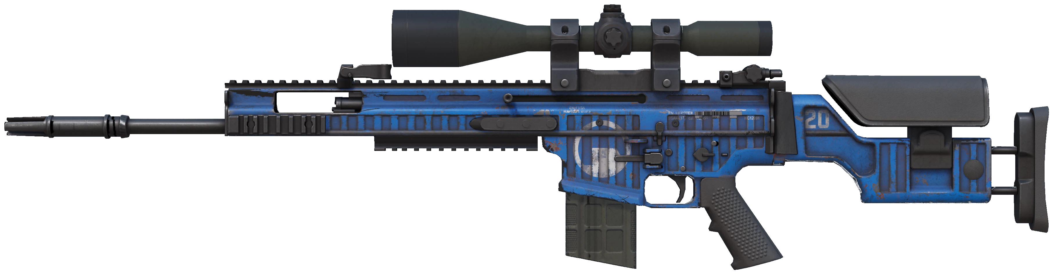 SCAR-20 | Assault representative Minimal Wear wear preview