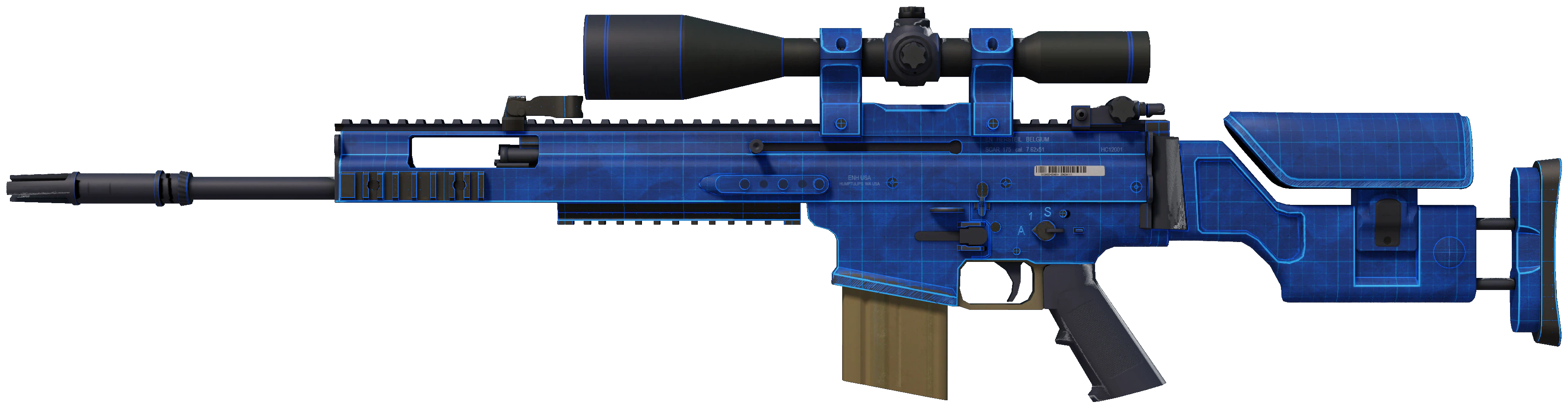 SCAR-20 | Blueprint CS2 skin — open high-resolution image