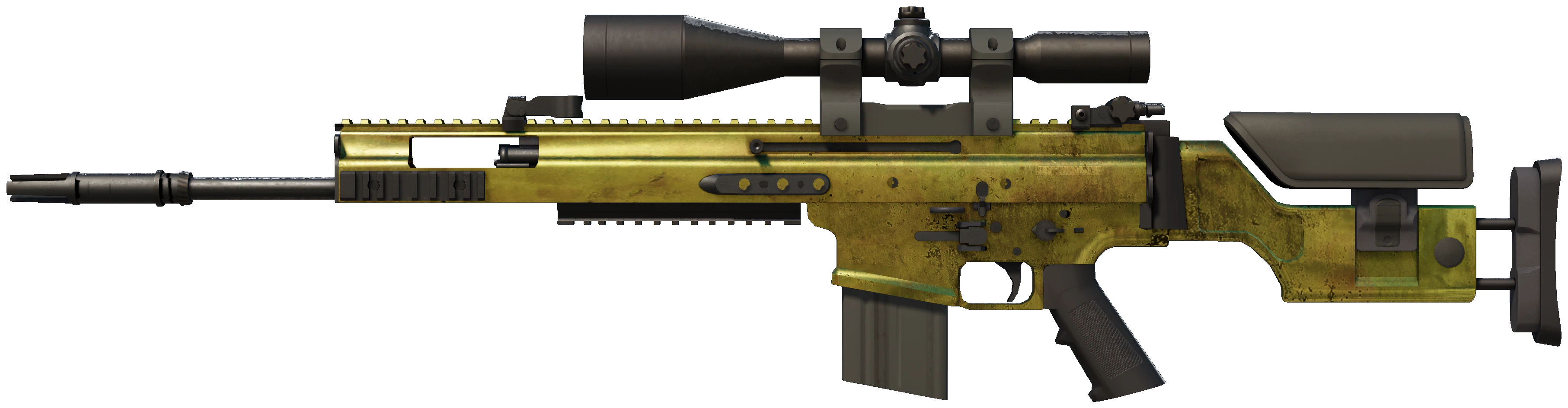 SCAR-20 | Brass representative Minimal Wear wear preview