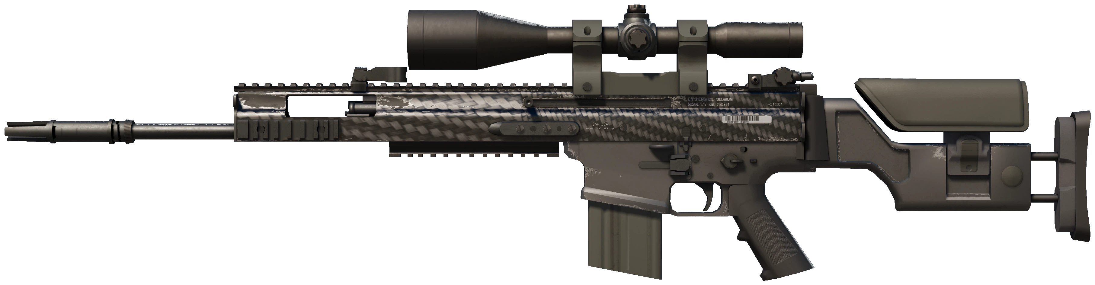 SCAR-20 | Carbon Fiber representative Minimal Wear wear preview