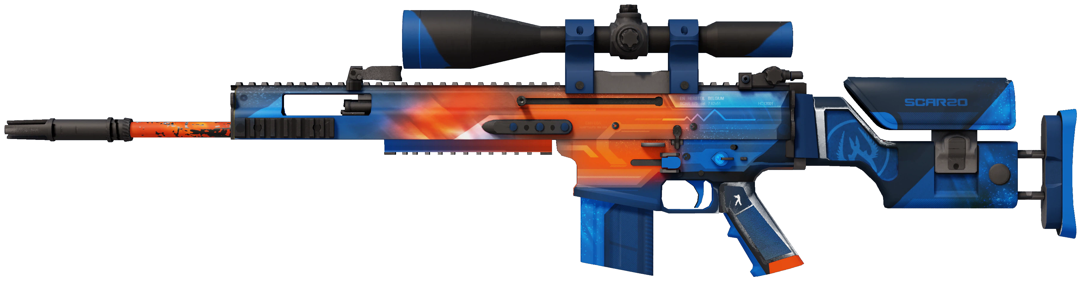 SCAR-20 | Cardiac CS2 skin — open high-resolution image