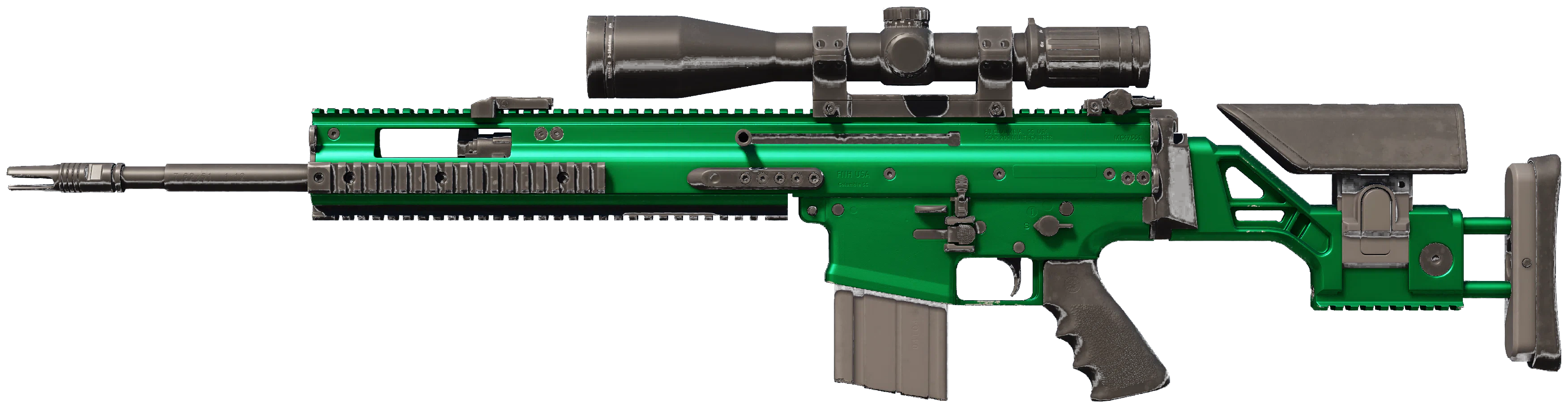 SCAR-20 | Emerald representative Minimal Wear wear preview