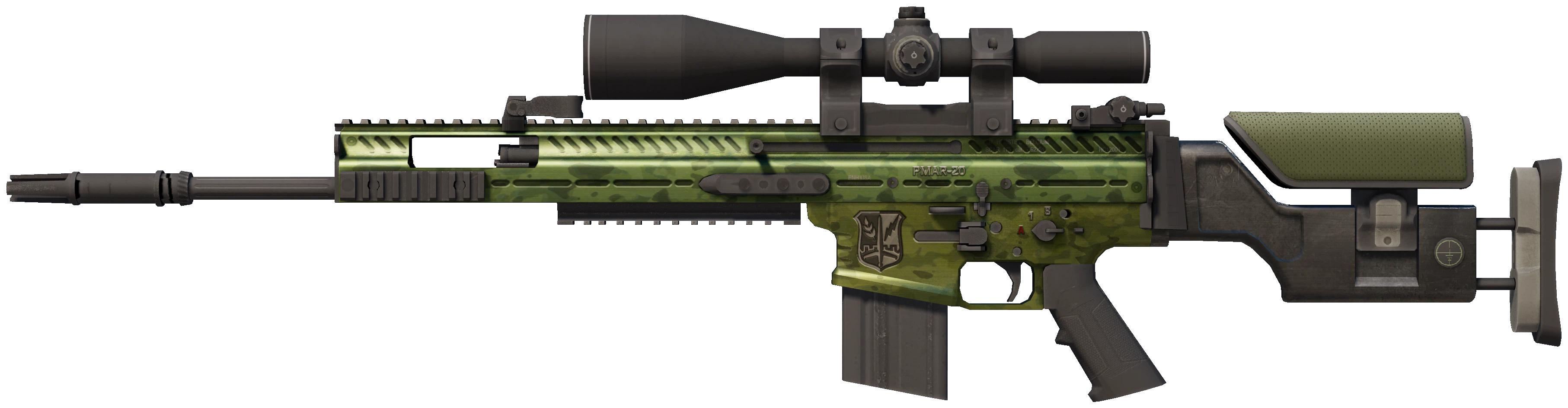 SCAR-20 | Green Marine representative Minimal Wear wear preview