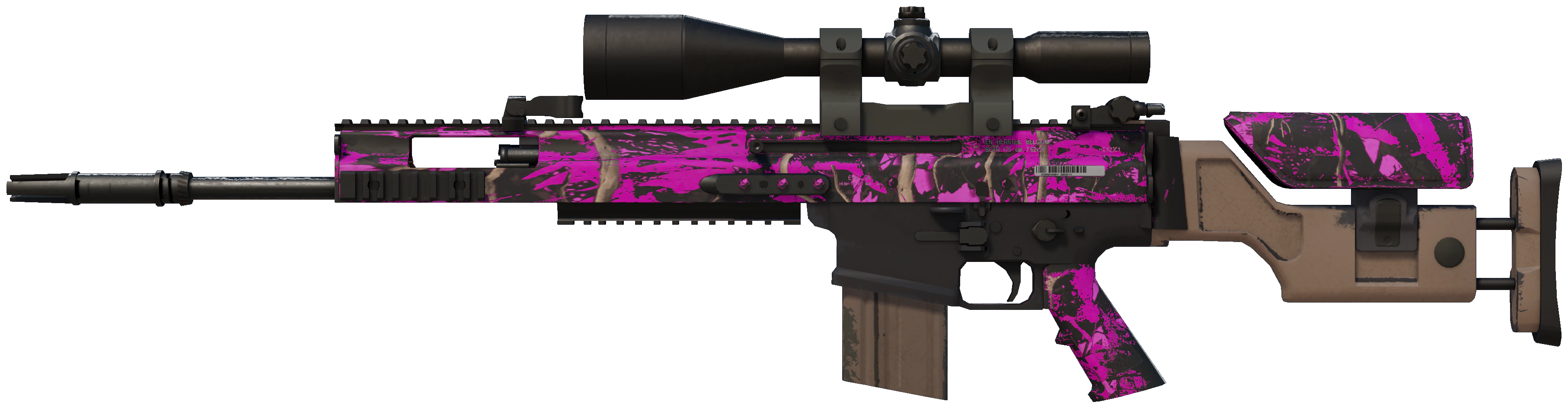 SCAR-20 | Splash Jam representative Minimal Wear wear preview