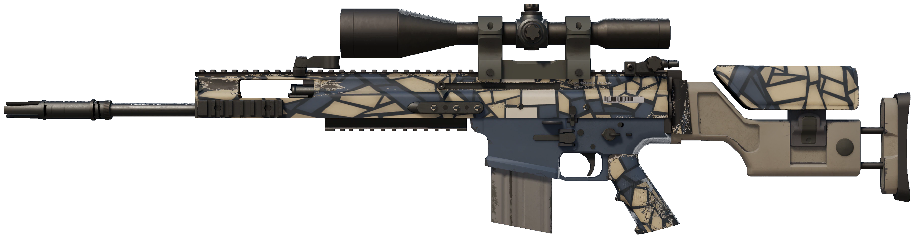SCAR-20 | Stone Mosaico CS2 skin — open high-resolution image