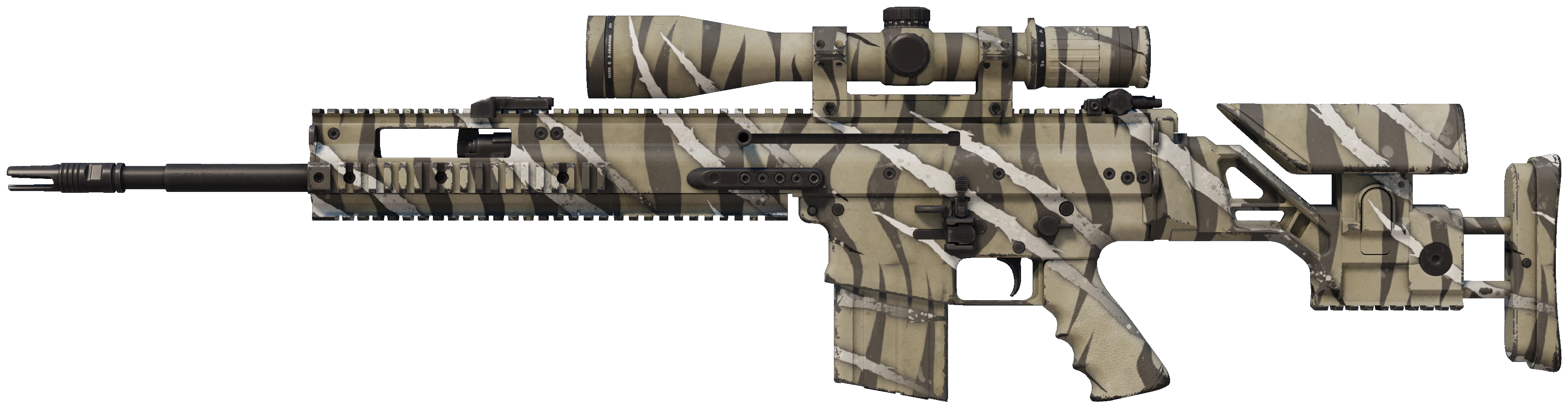 SCAR-20 | Torn representative Minimal Wear wear preview