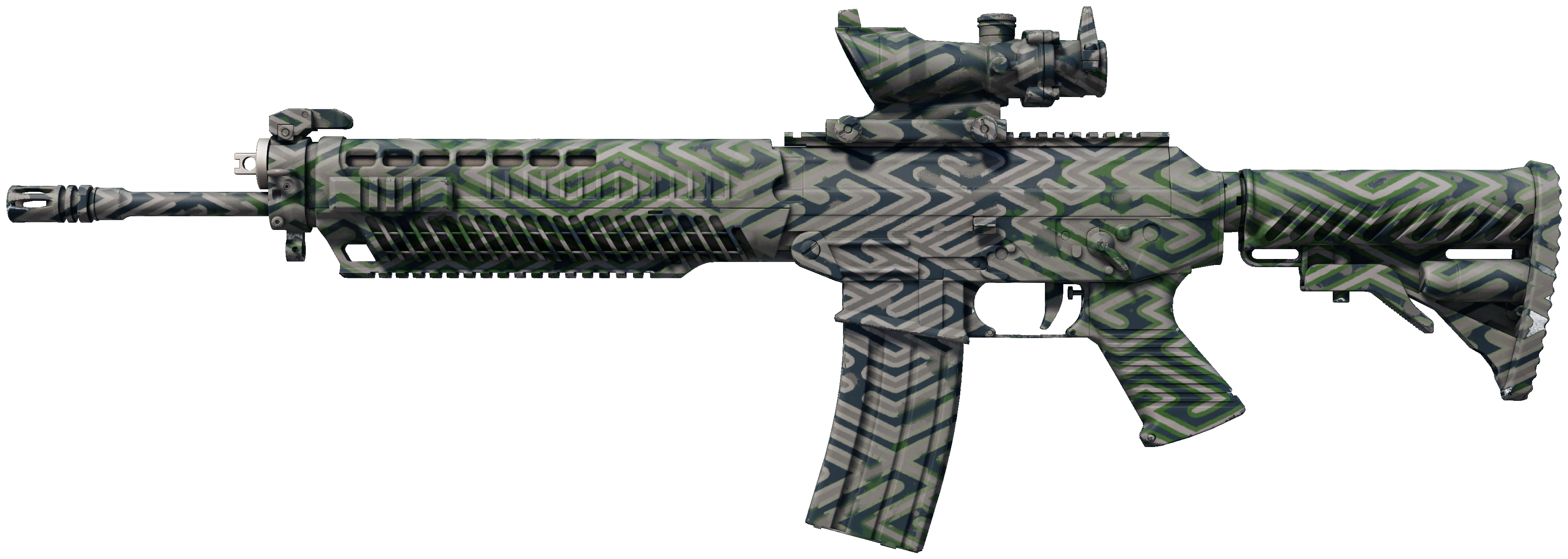 SG 553 | Barricade CS2 skin — open high-resolution image