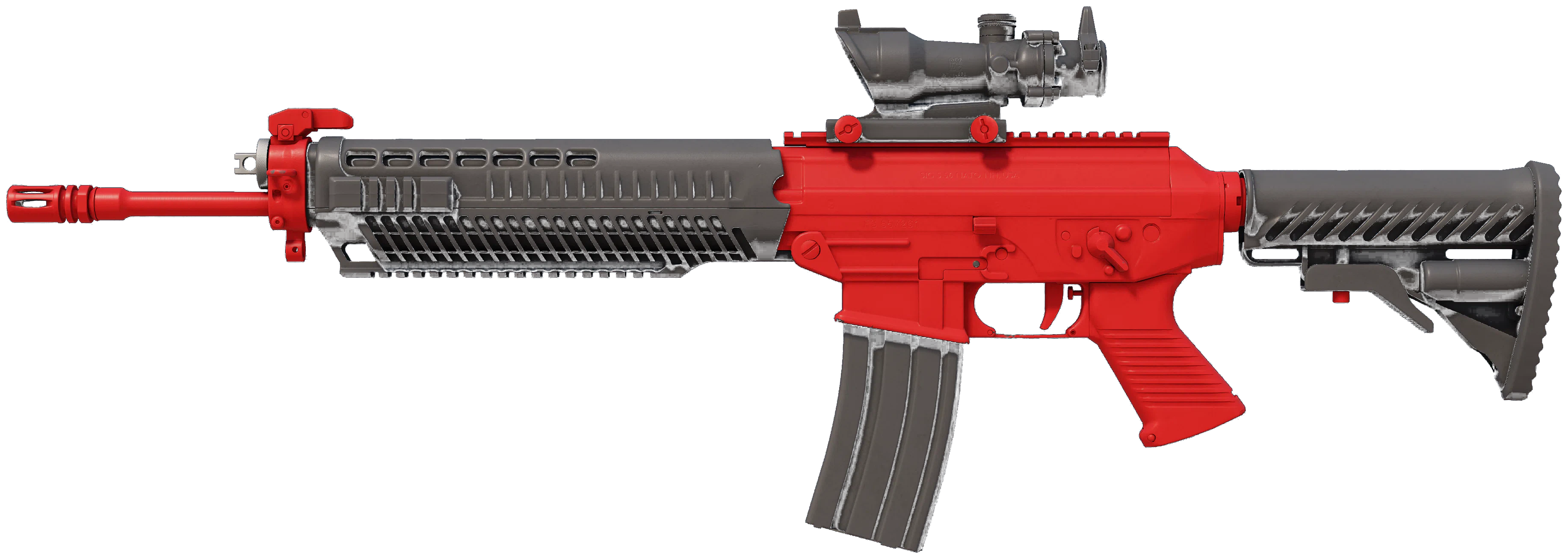 SG 553 | Candy Apple CS2 skin — open high-resolution image
