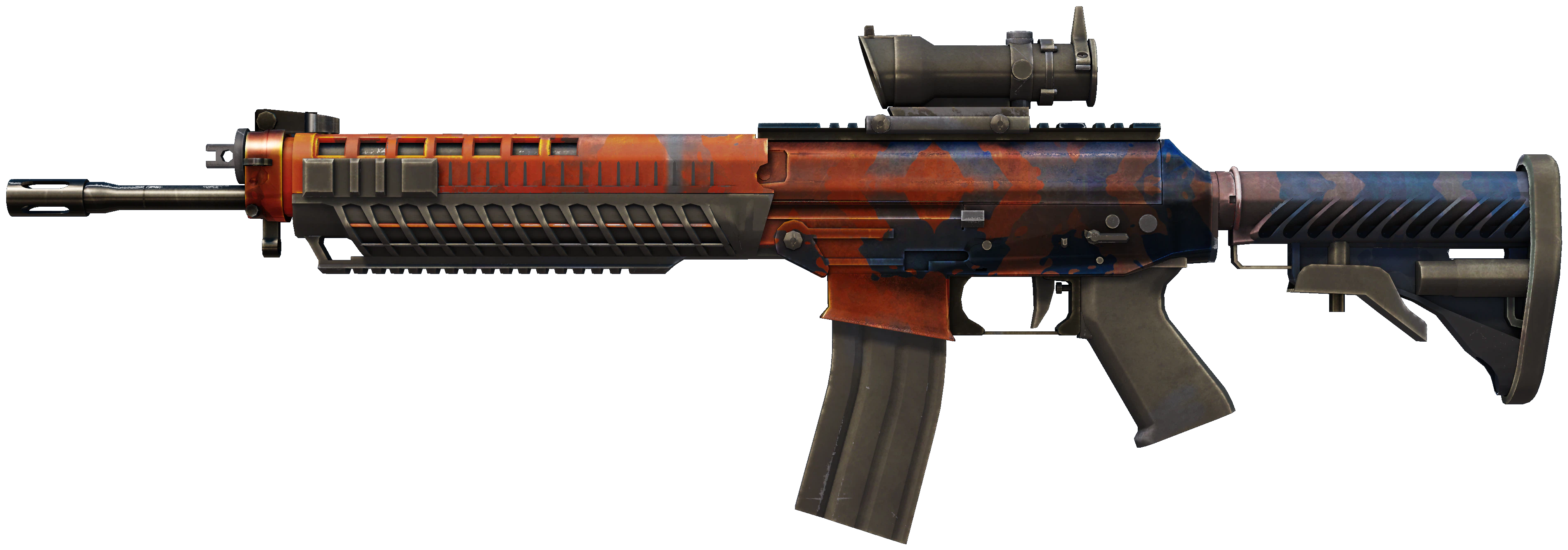 SG 553 | Danger Close representative Minimal Wear wear preview