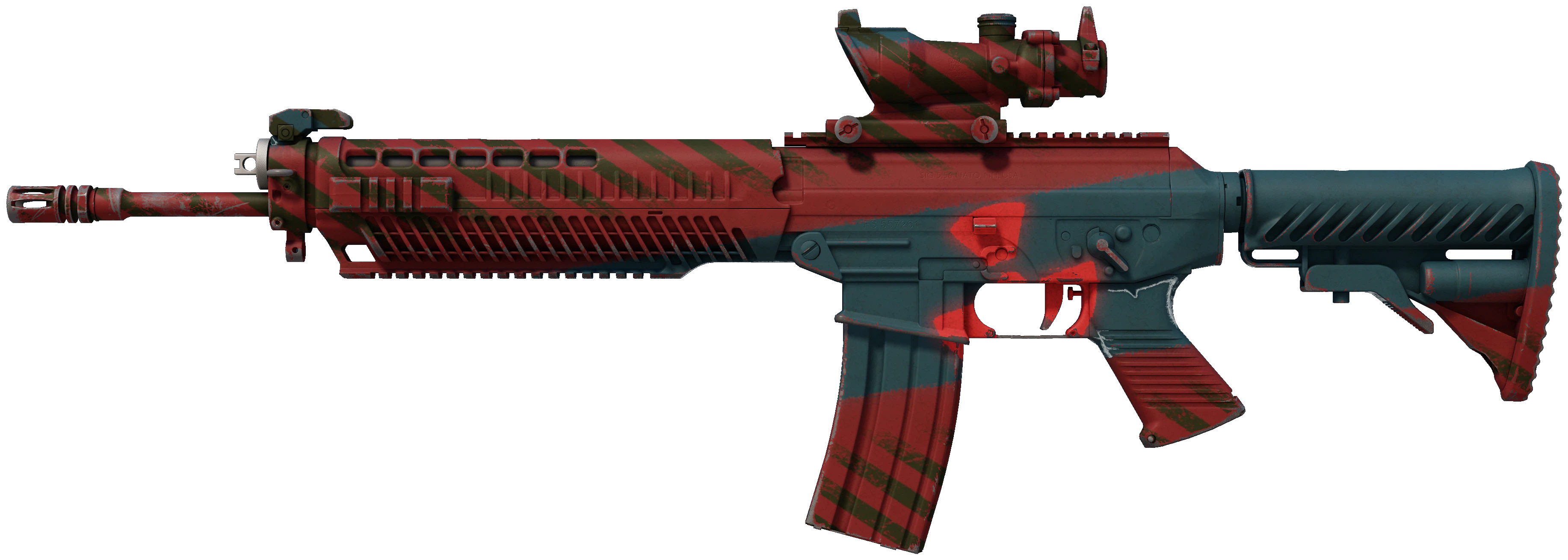 SG 553 | Fallout Warning representative Minimal Wear wear preview