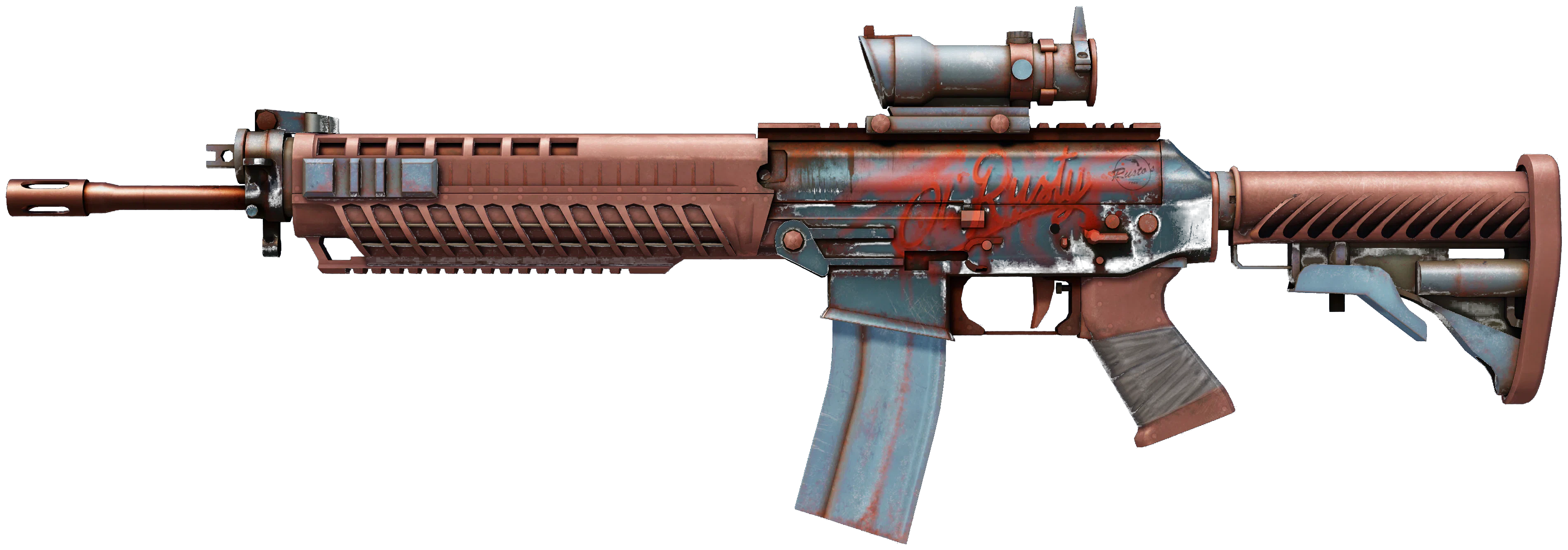 SG 553 | Ol' Rusty CS2 skin — open high-resolution image