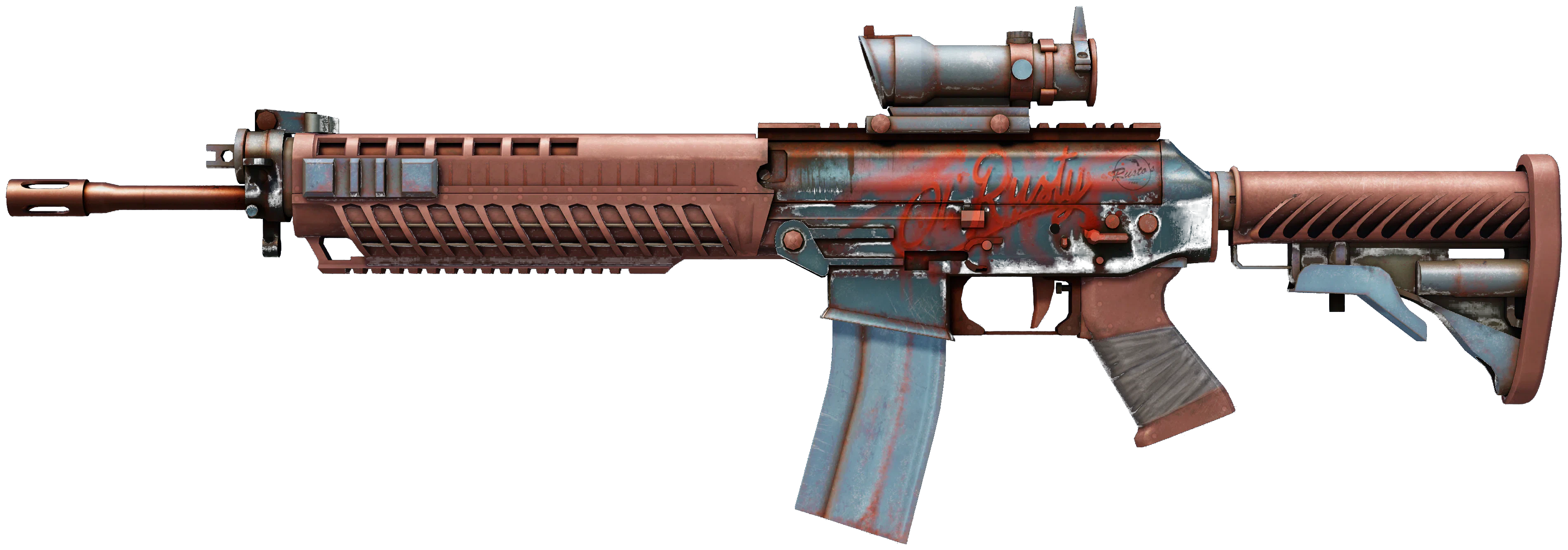 SG 553 | Ol' Rusty representative Minimal Wear wear preview