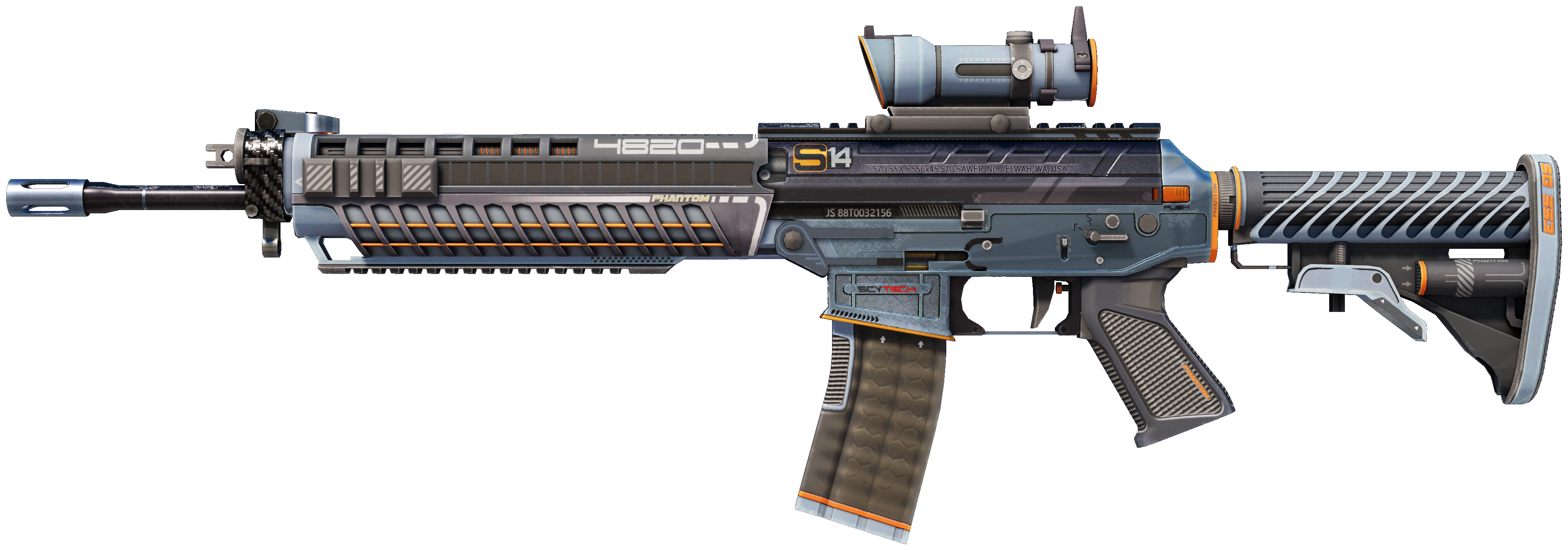 SG 553 | Phantom representative Minimal Wear wear preview