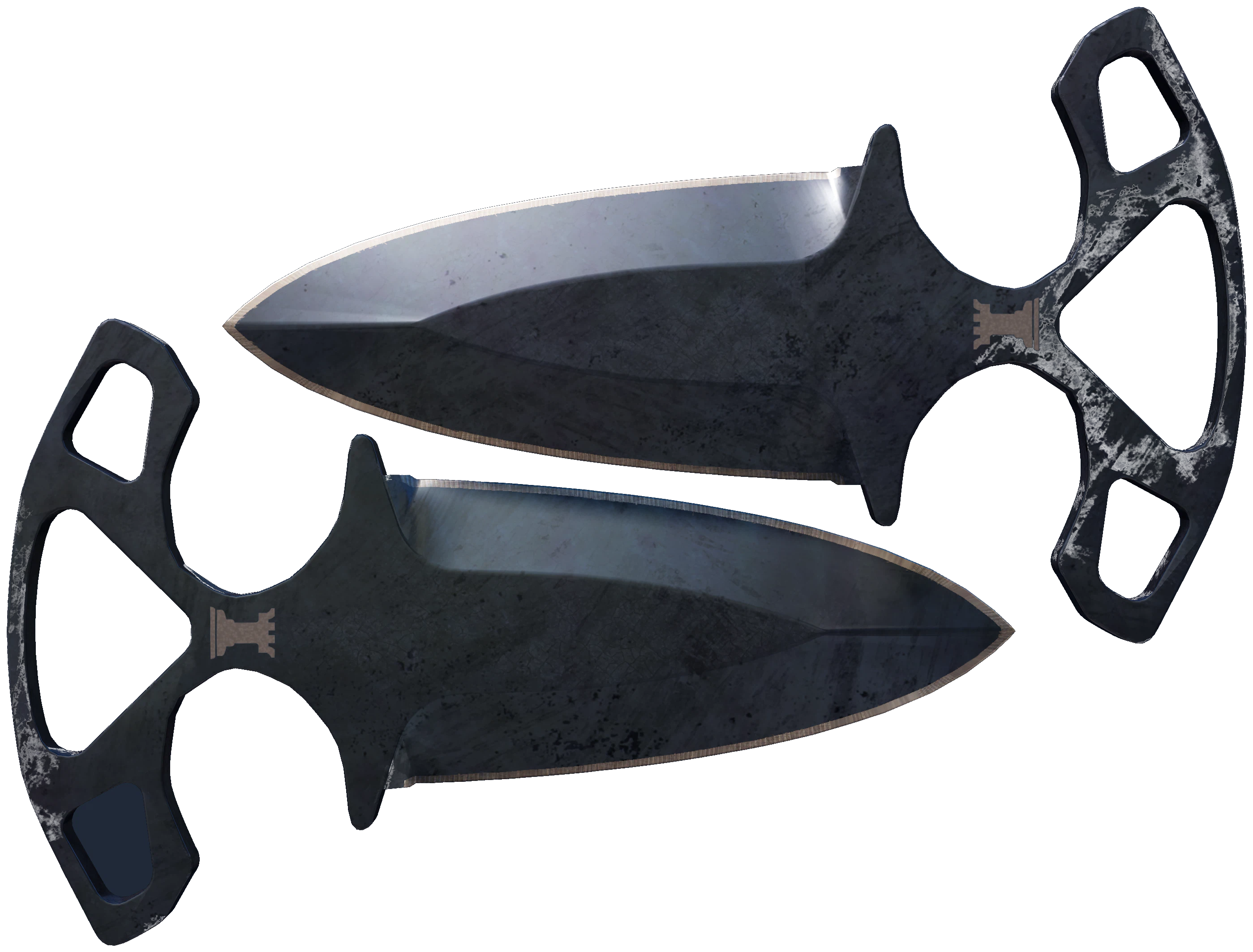★ Shadow Daggers | Blue Steel representative Minimal Wear wear preview