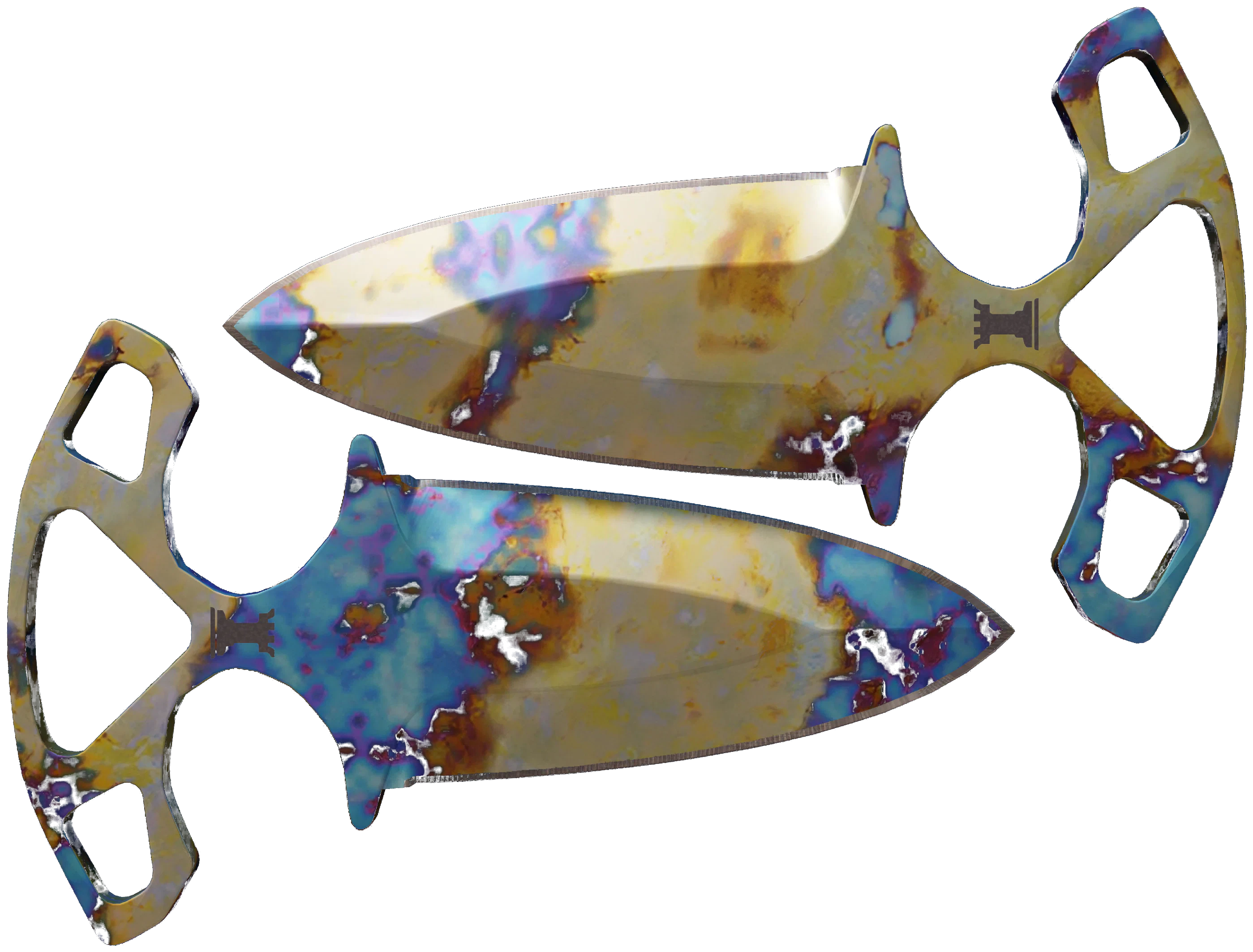 ★ Shadow Daggers | Case Hardened CS2 skin — open high-resolution image