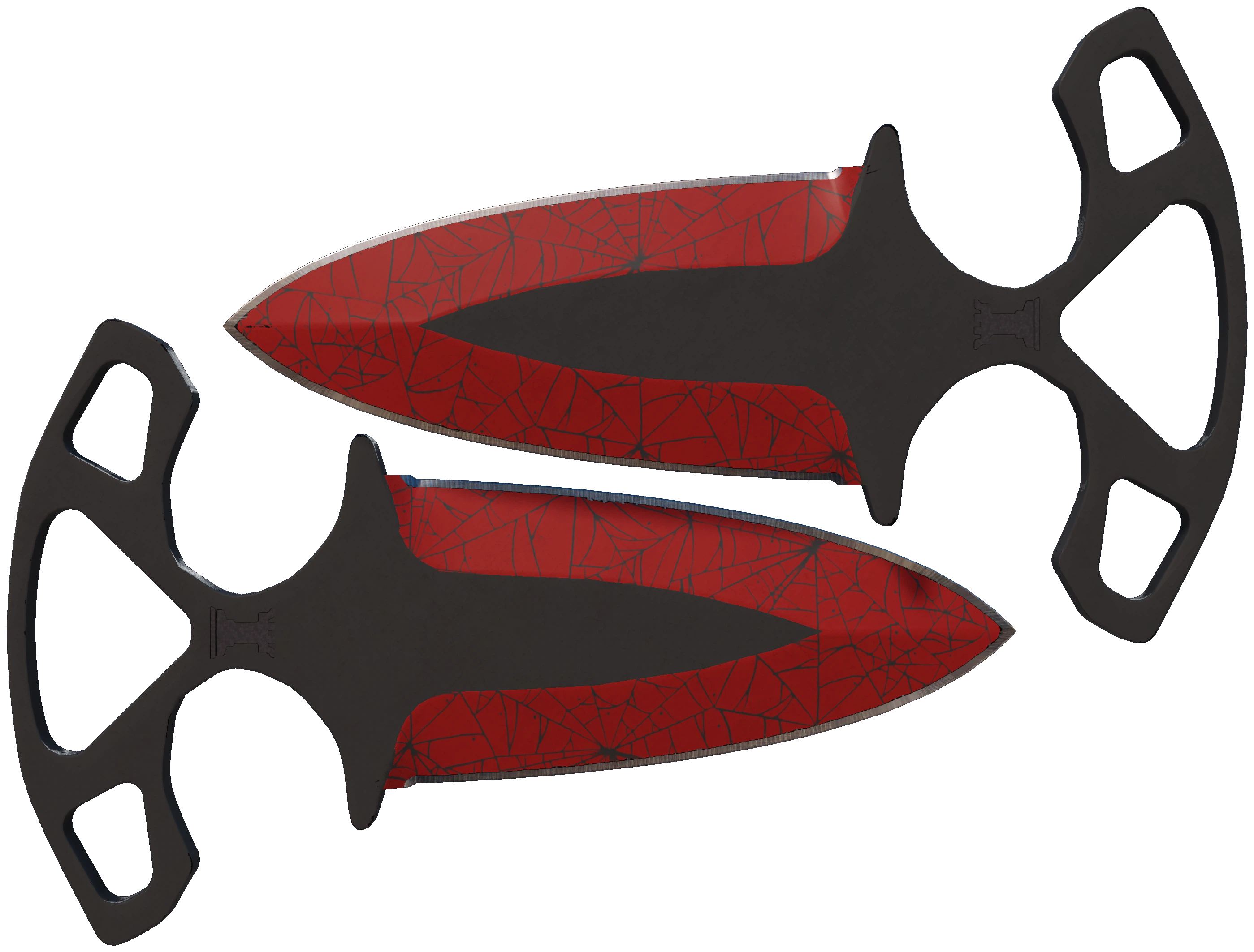 ★ Shadow Daggers | Crimson Web representative Minimal Wear wear preview