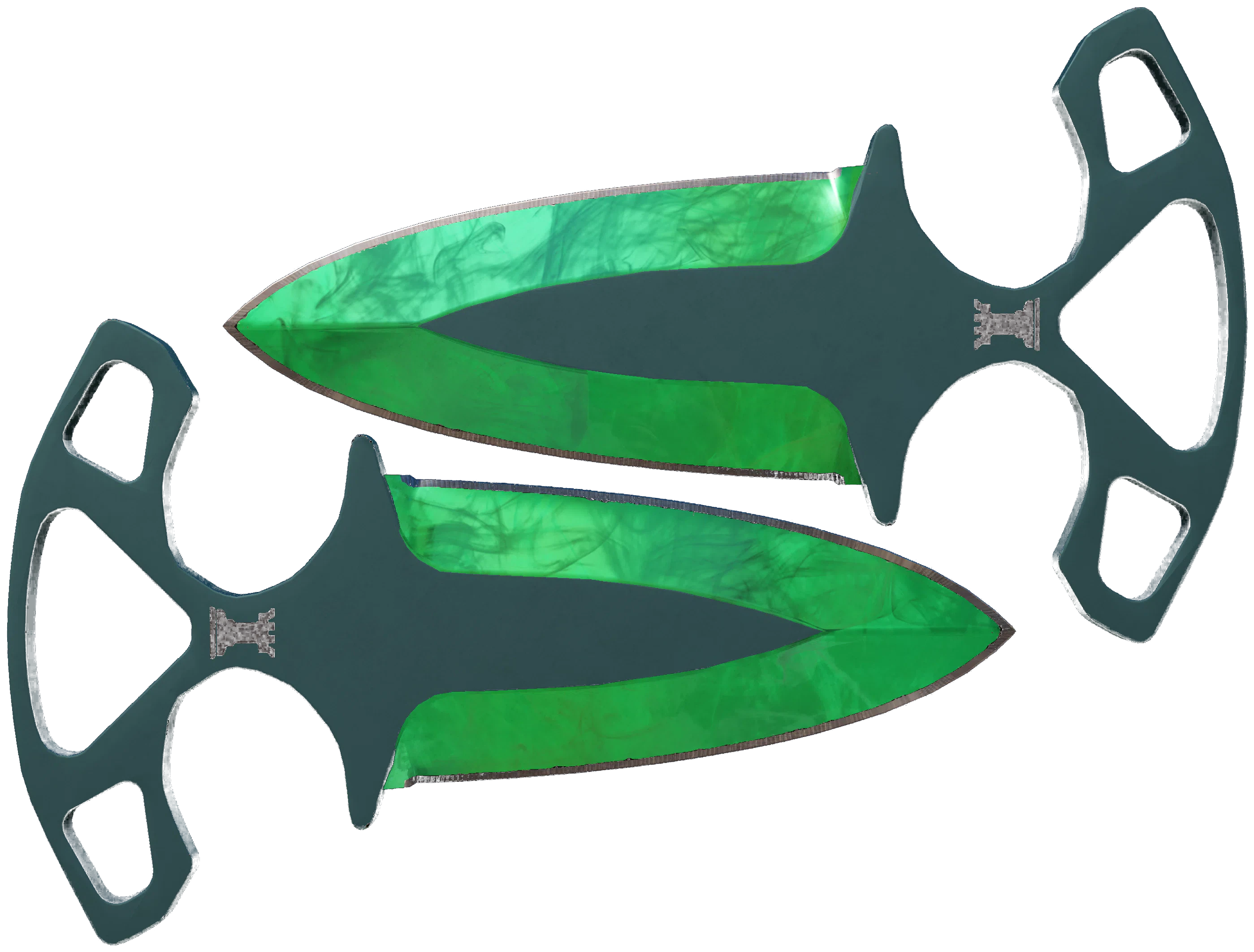 ★ Shadow Daggers | Gamma Doppler Emerald representative Minimal Wear wear preview