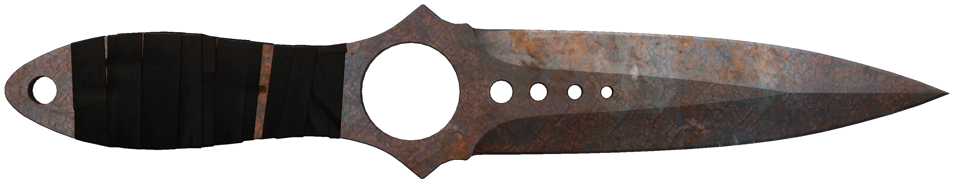★ Skeleton Knife | Rust Coat representative Well-Worn wear preview