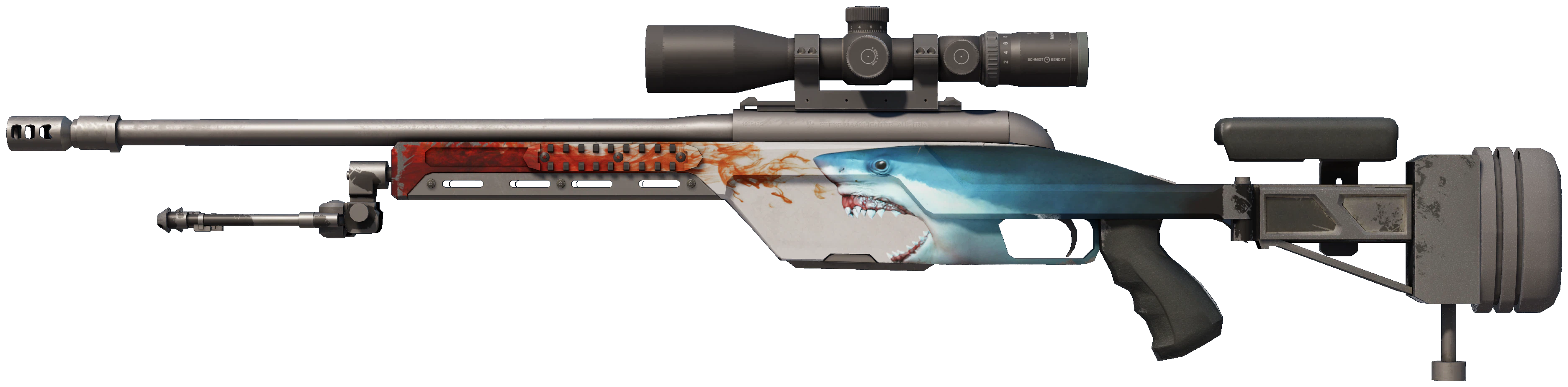 SSG 08 | Blood in the Water representative Minimal Wear wear preview