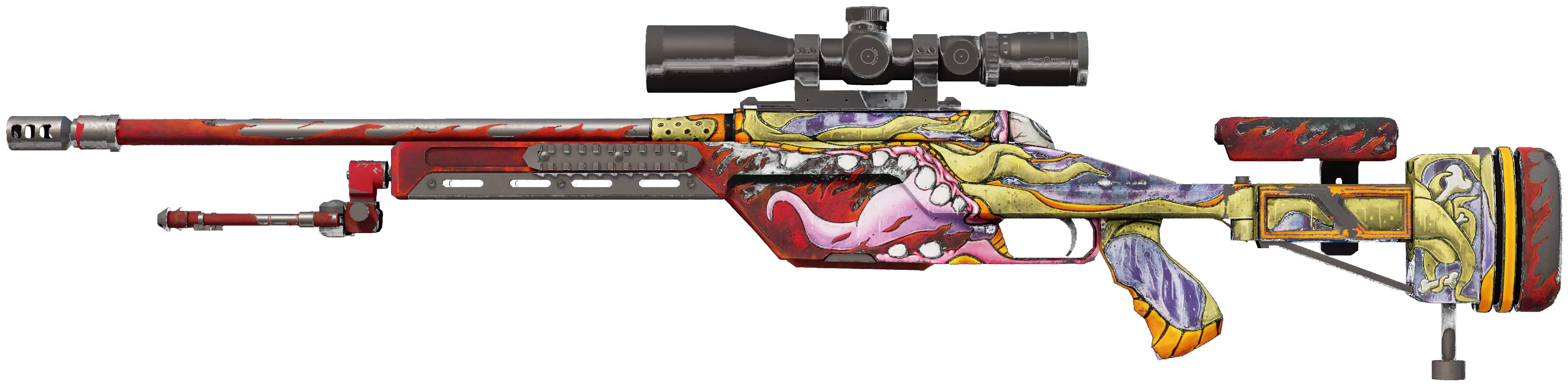 SSG 08 | Bloodshot representative Minimal Wear wear preview