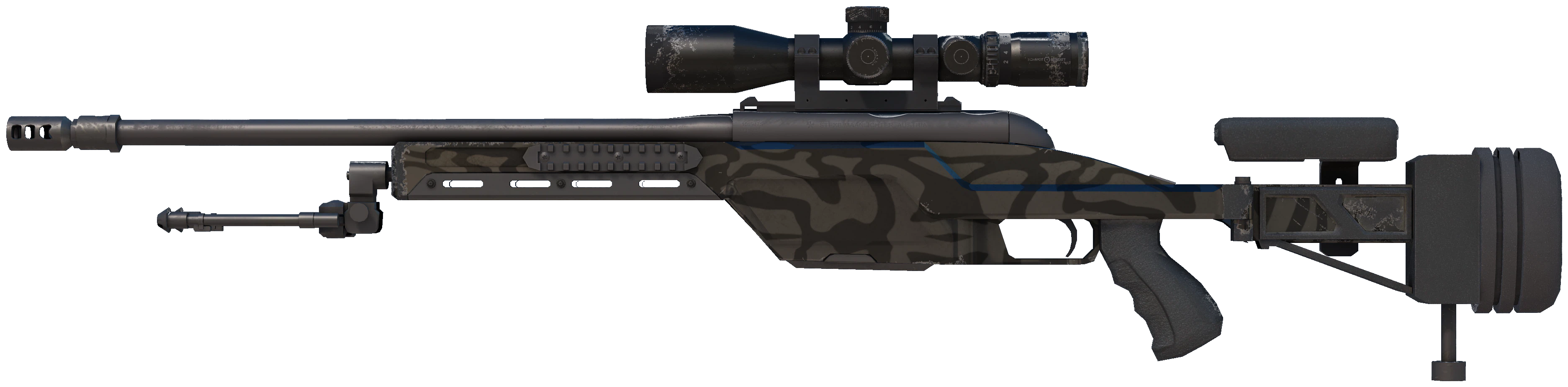 SSG 08 | Dark Water representative Minimal Wear wear preview