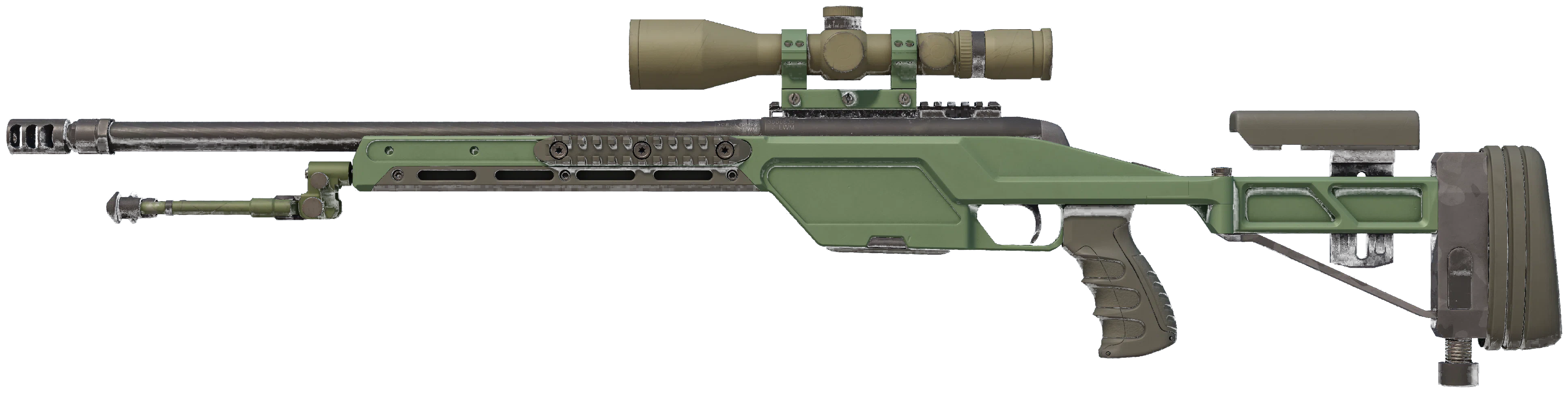 SSG 08 | Green Ceramic representative Minimal Wear wear preview