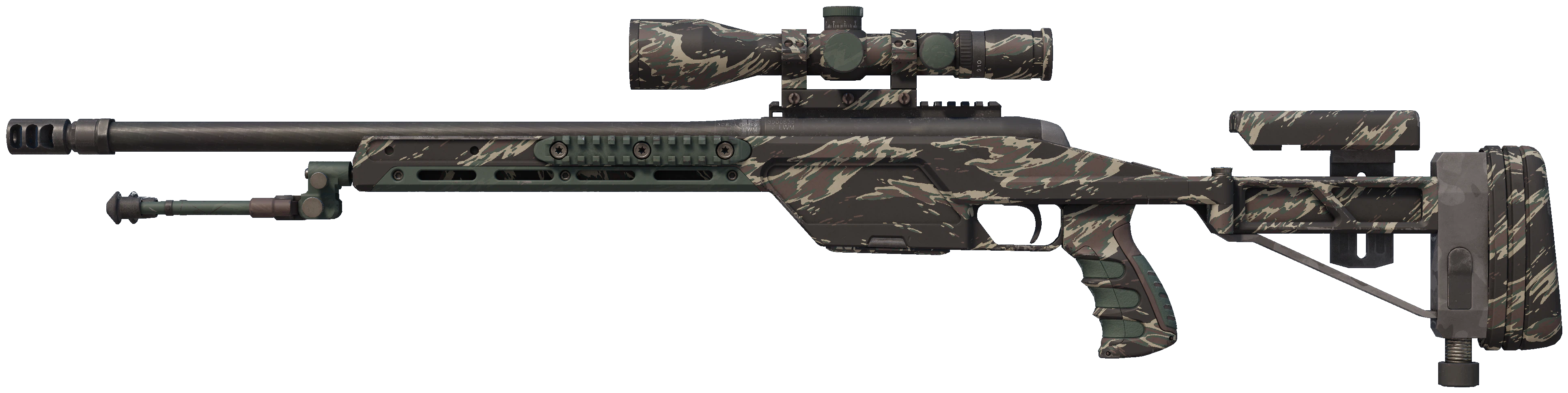 SSG 08 | Tiger Tear representative Minimal Wear wear preview