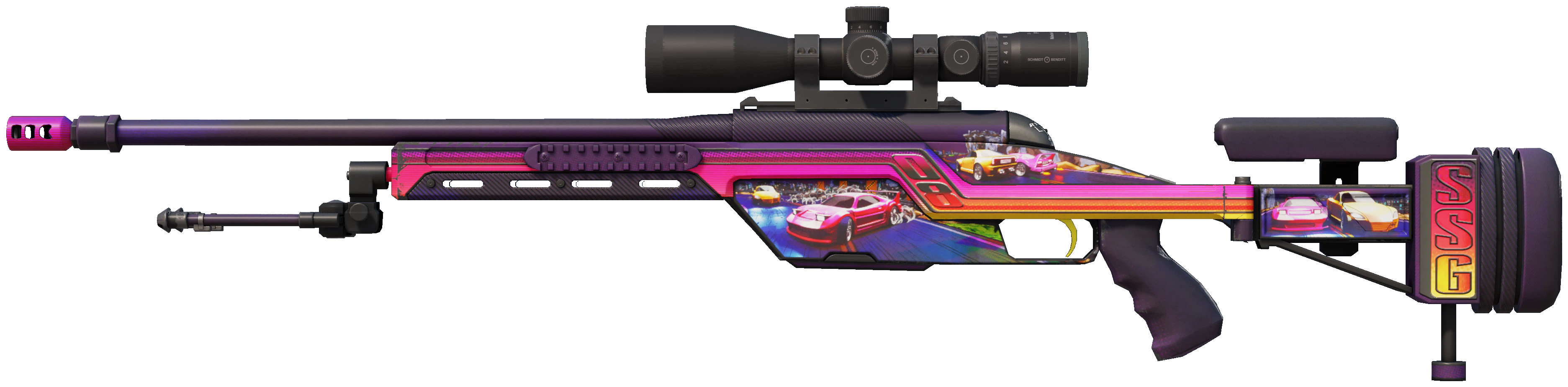 SSG 08 | Turbo Peek representative Minimal Wear wear preview