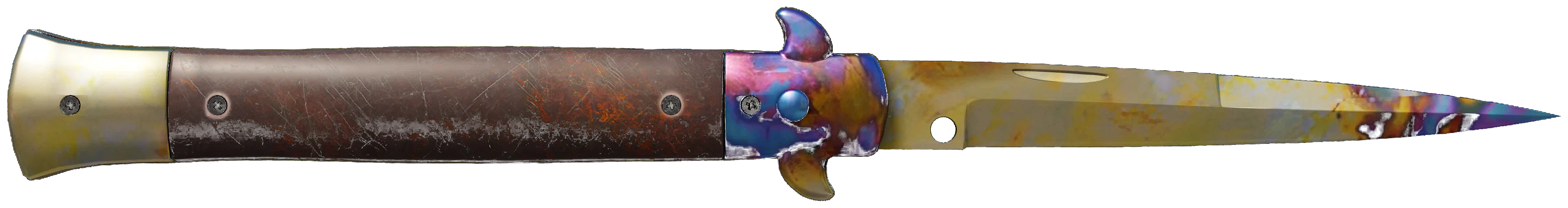 ★ Stiletto Knife | Case Hardened CS2 skin — open high-resolution image