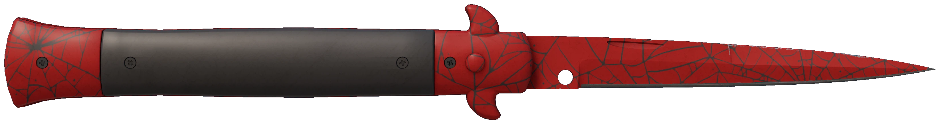 ★ Stiletto Knife | Crimson Web representative Minimal Wear wear preview