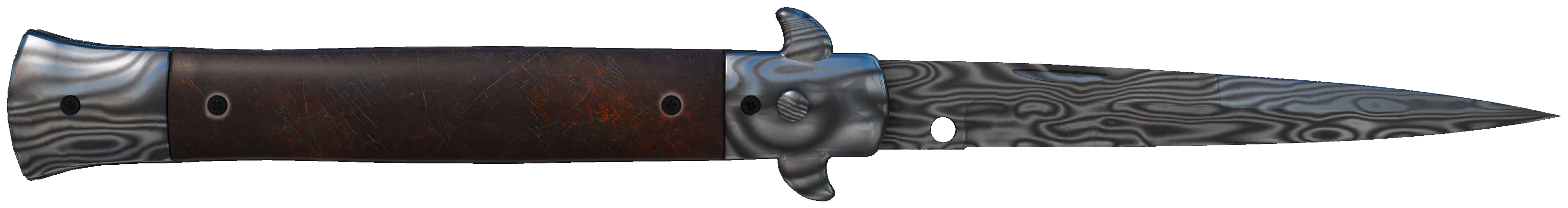 ★ Stiletto Knife | Damascus Steel representative Minimal Wear wear preview