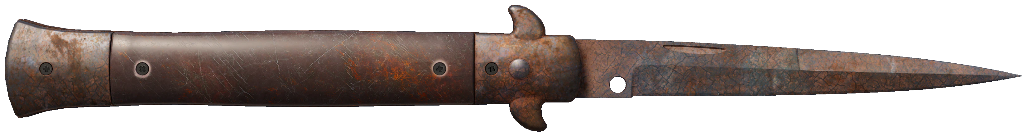 ★ Stiletto Knife | Rust Coat representative Well-Worn wear preview