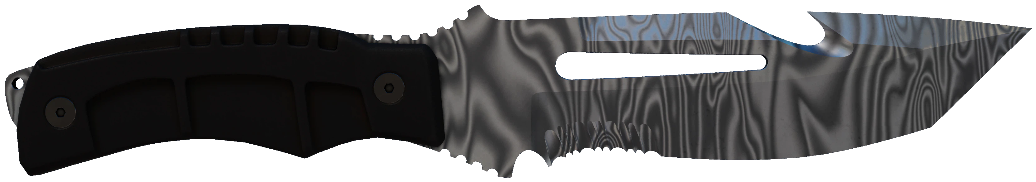 ★ Survival Knife | Damascus Steel CS2 skin — open high-resolution image