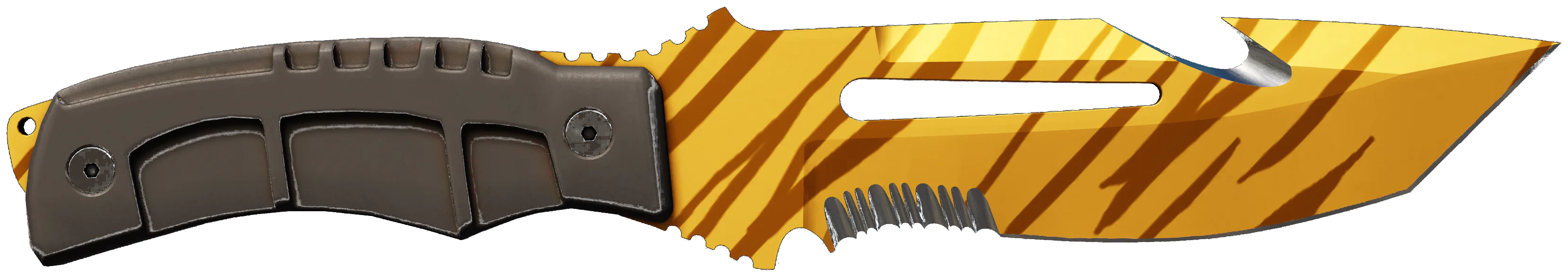 ★ Survival Knife | Tiger Tooth CS2 skin — open high-resolution image