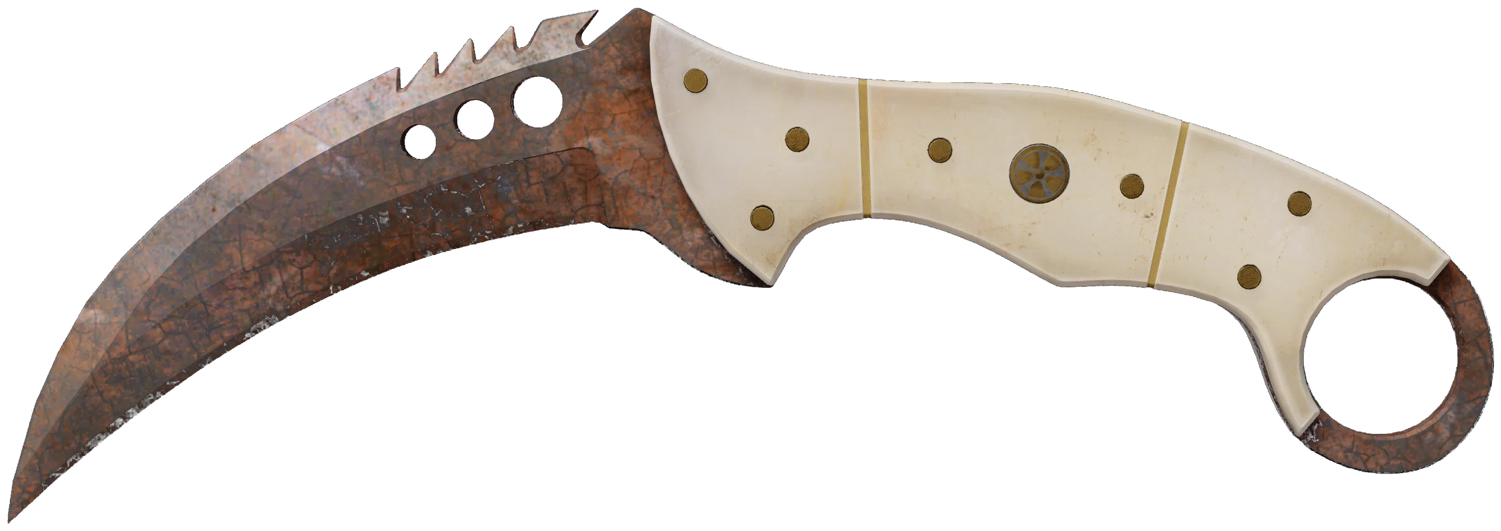 ★ Talon Knife | Rust Coat representative Well-Worn wear preview