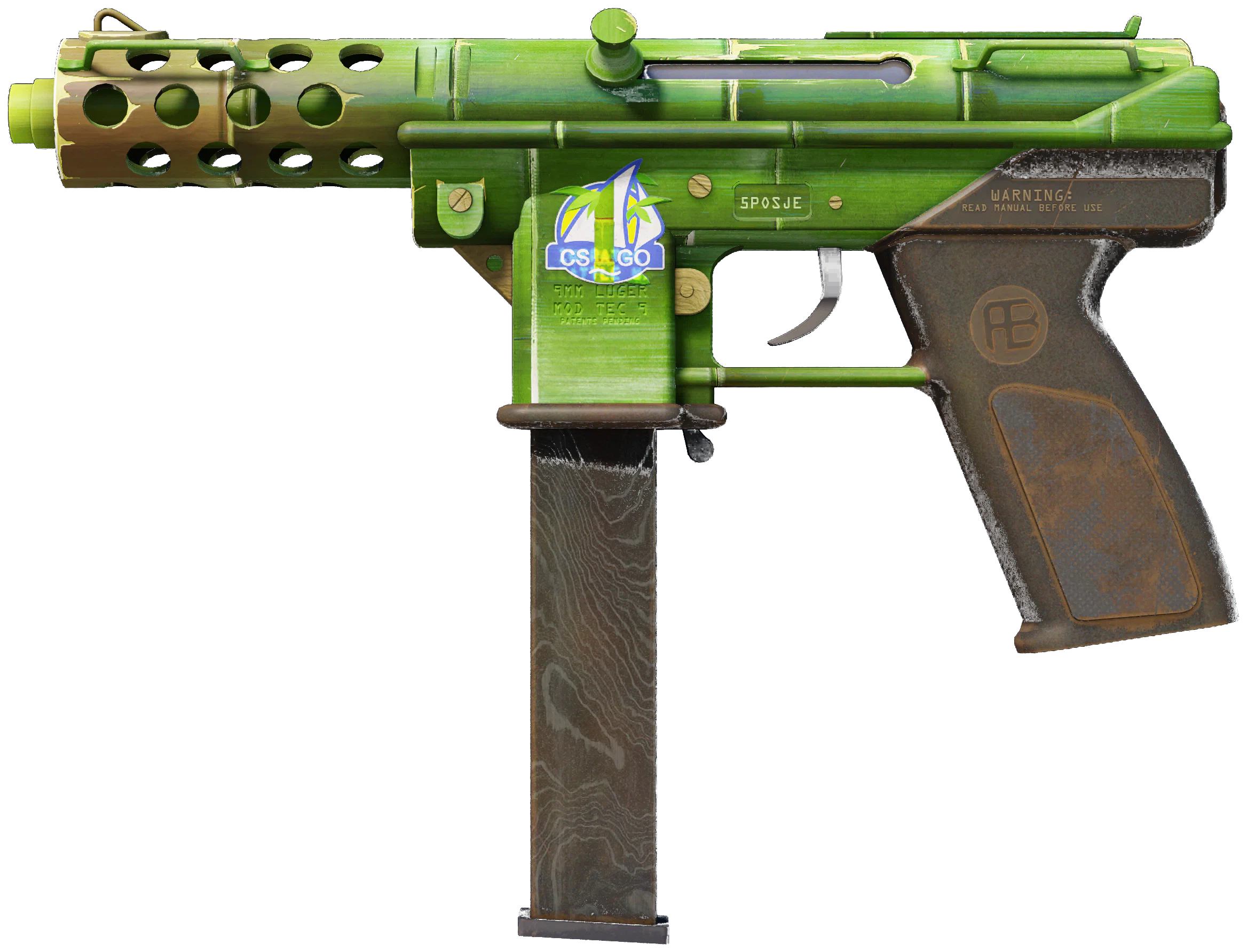 Tec-9 | Bamboozle representative Minimal Wear wear preview
