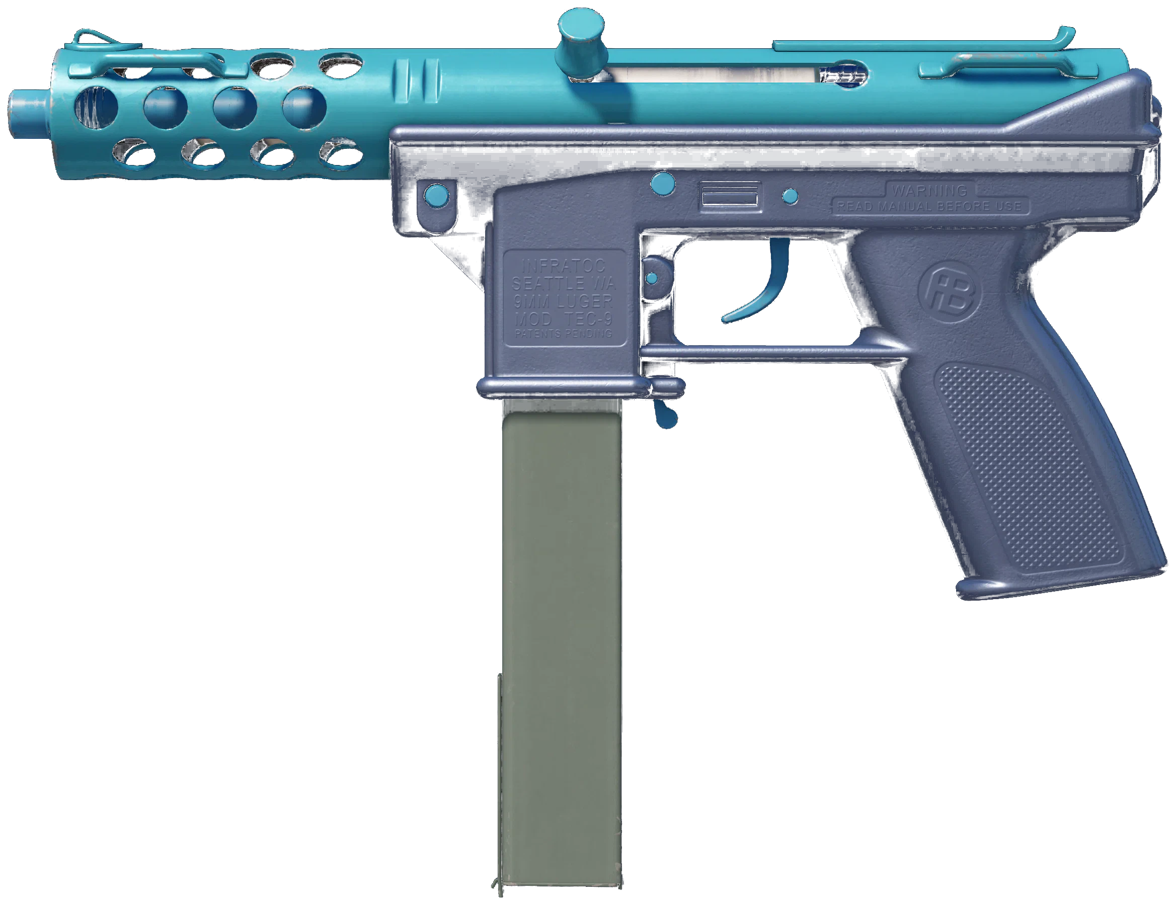 Tec-9 | Blue Blast CS2 skin — open high-resolution image