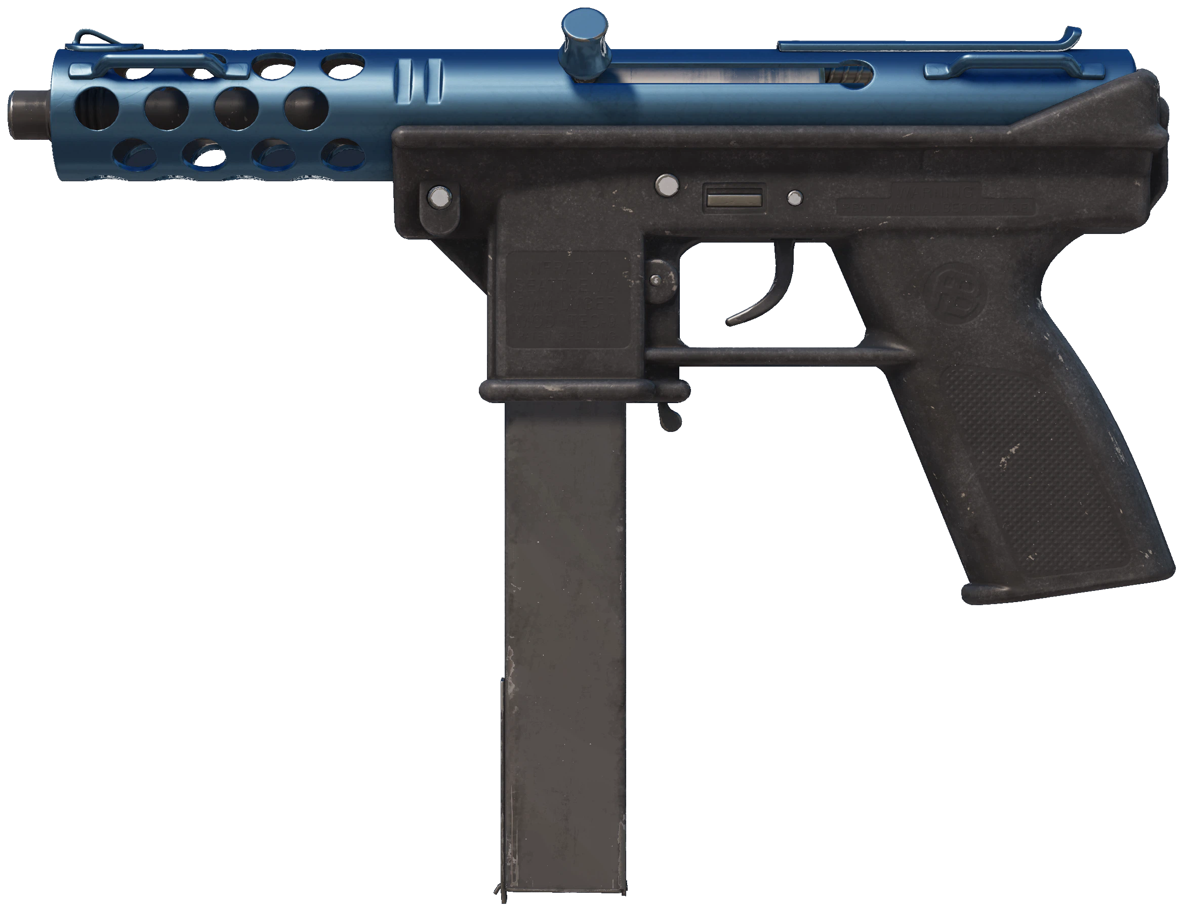 Tec-9 | Blue Titanium representative Factory New wear preview