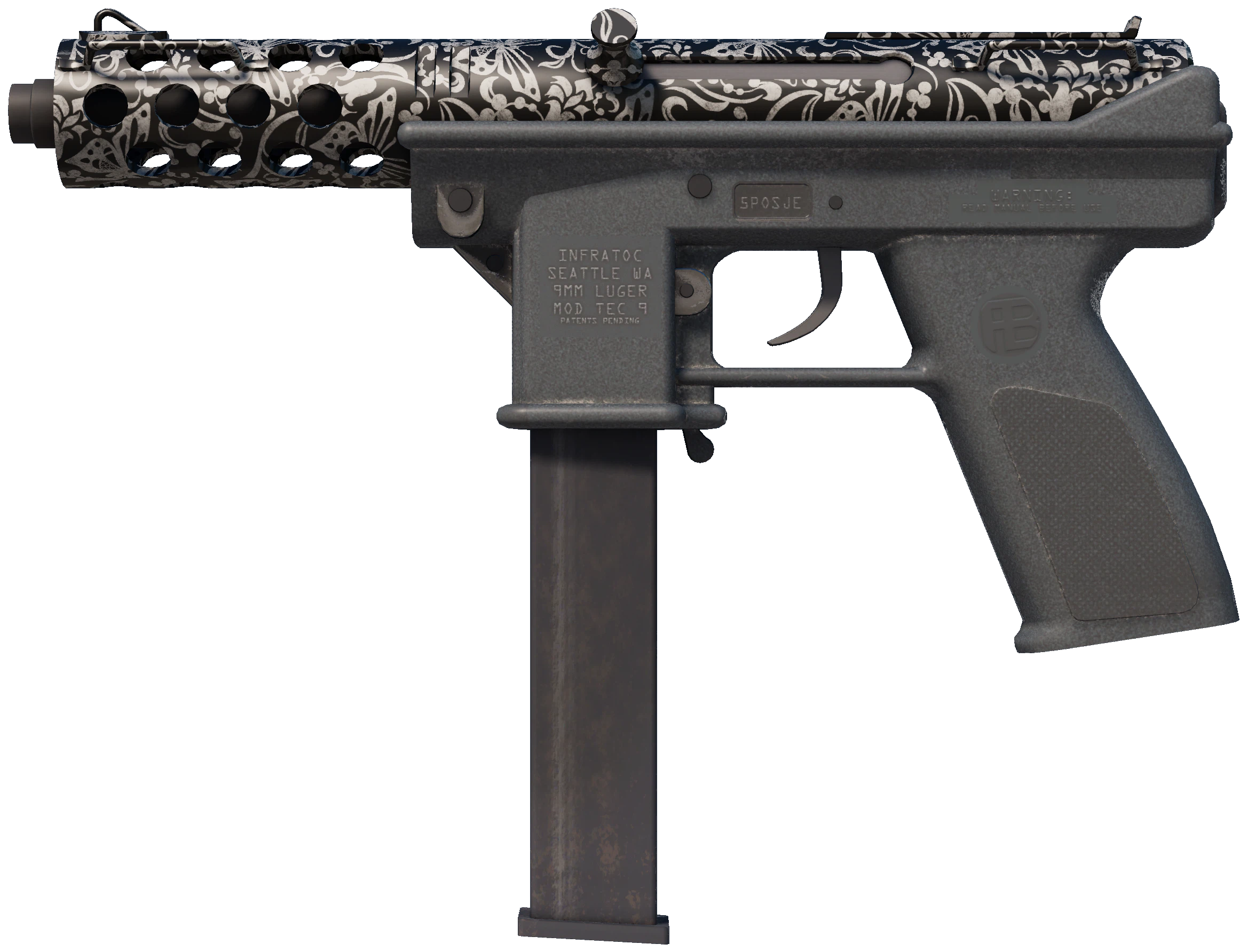 Tec-9 | Cut Out CS2 skin — open high-resolution image