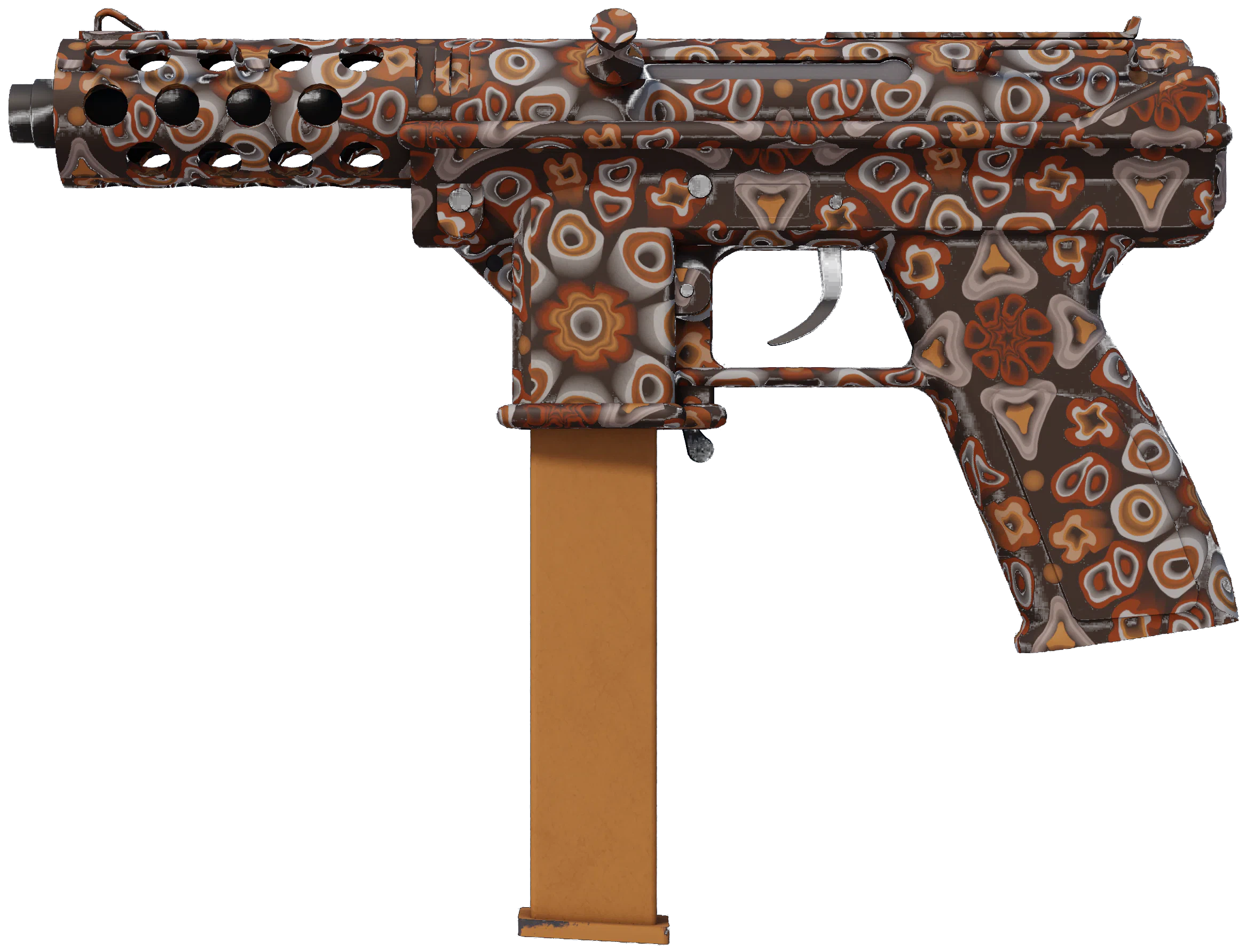Tec-9 | Orange Murano CS2 skin — open high-resolution image