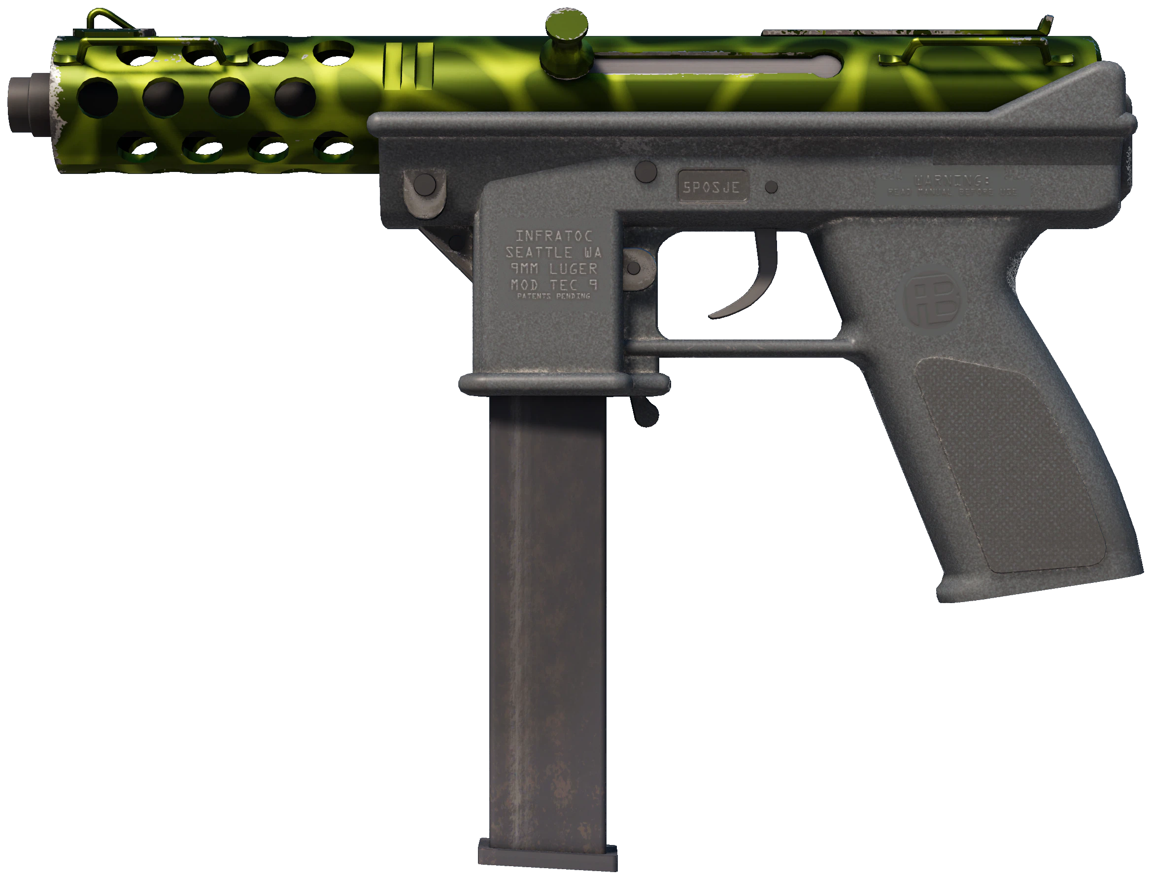 Tec-9 | Ossified CS2 skin — open high-resolution image